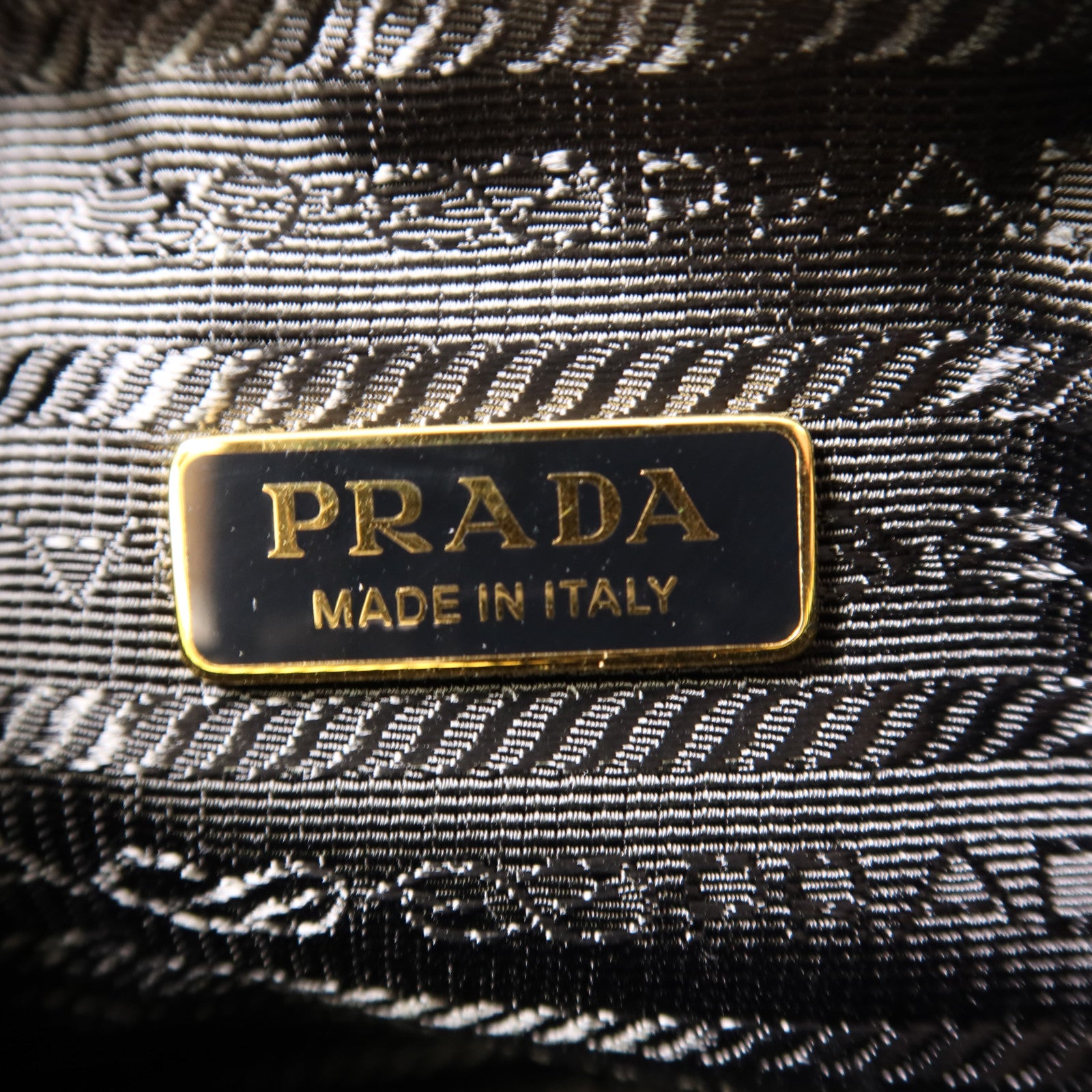 PRADA GHW Re-Edition 1995 2 Way Bag Nylon Black 7549