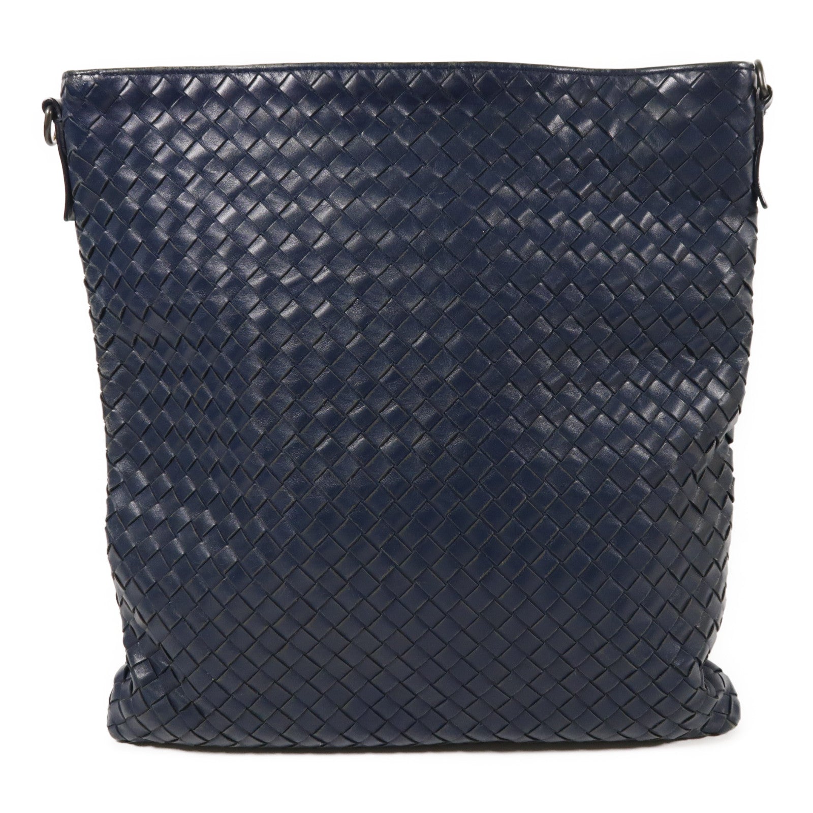 BOTTEGA VENETA BV Shoulder Bag Calfskin Leather Navy