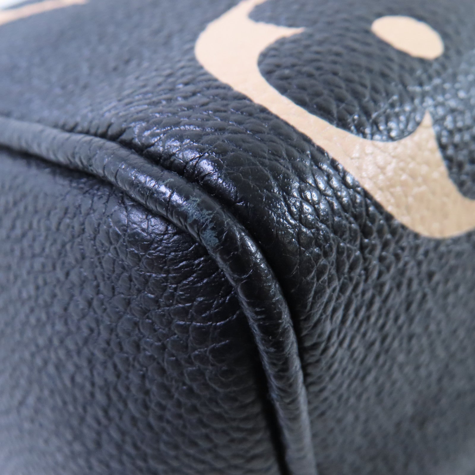 LOUIS VUITTON Monogram Empreinte Speedy Bandouliere 25 2Way Shoulder Bag金扣手挽肩背兩用袋啡色/杏色