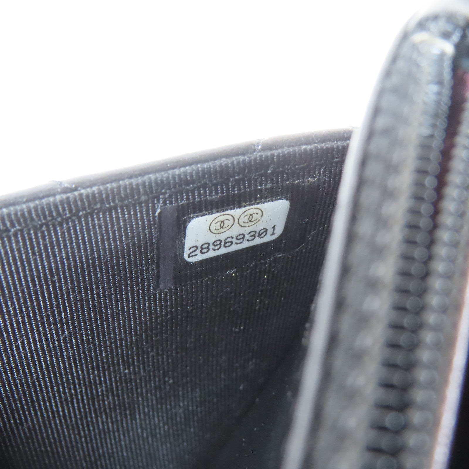 CHANEL 【激減優惠】菱格羊皮皮革2.55 Wallet On Chain金扣鏈帶肩背袋黑色
