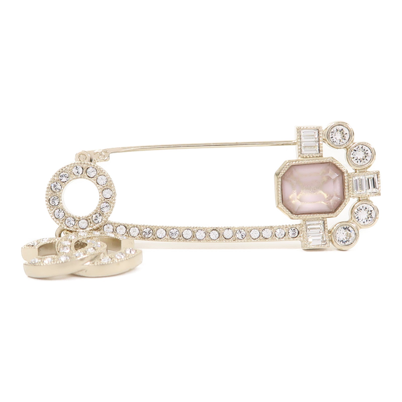 CHANEL 【激減優惠】金屬Brooch胸針金色