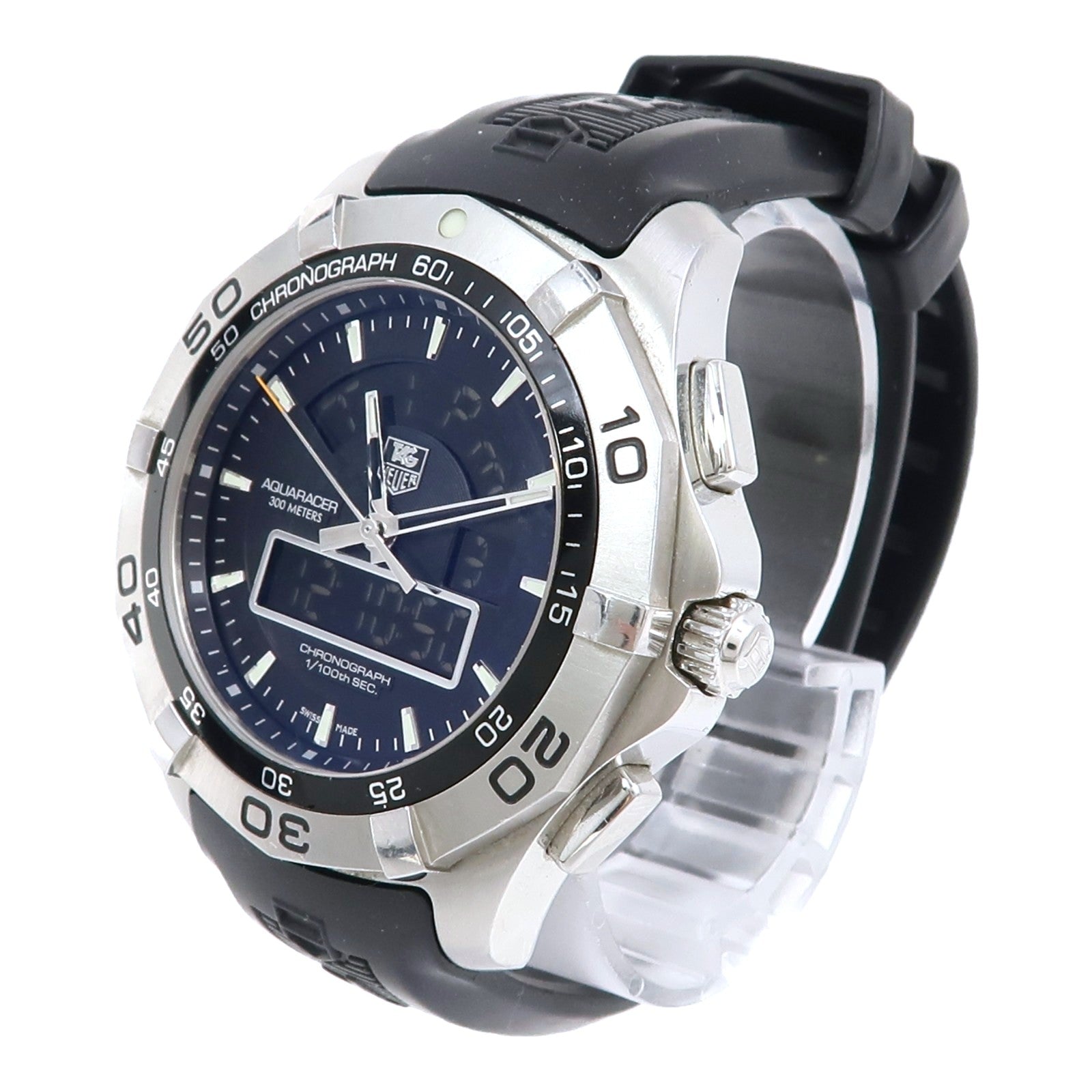 TAG HEUER Aquaracer 300M Quartz Watch CAF1010.FT8011 SS/Rubber Black