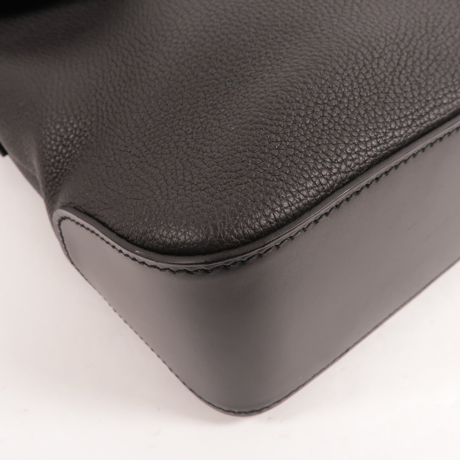 HERMES Togo皮革Citynews Messenger肩背袋Noir