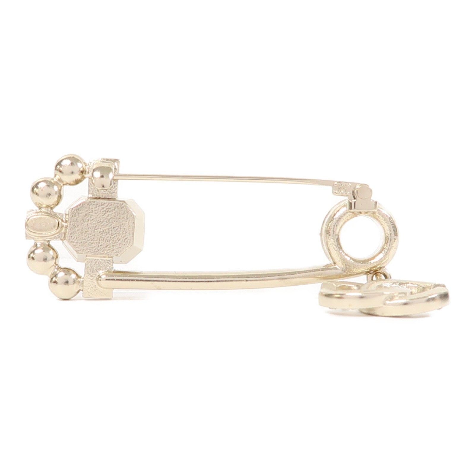 CHANEL 【激減優惠】金屬Brooch胸針金色