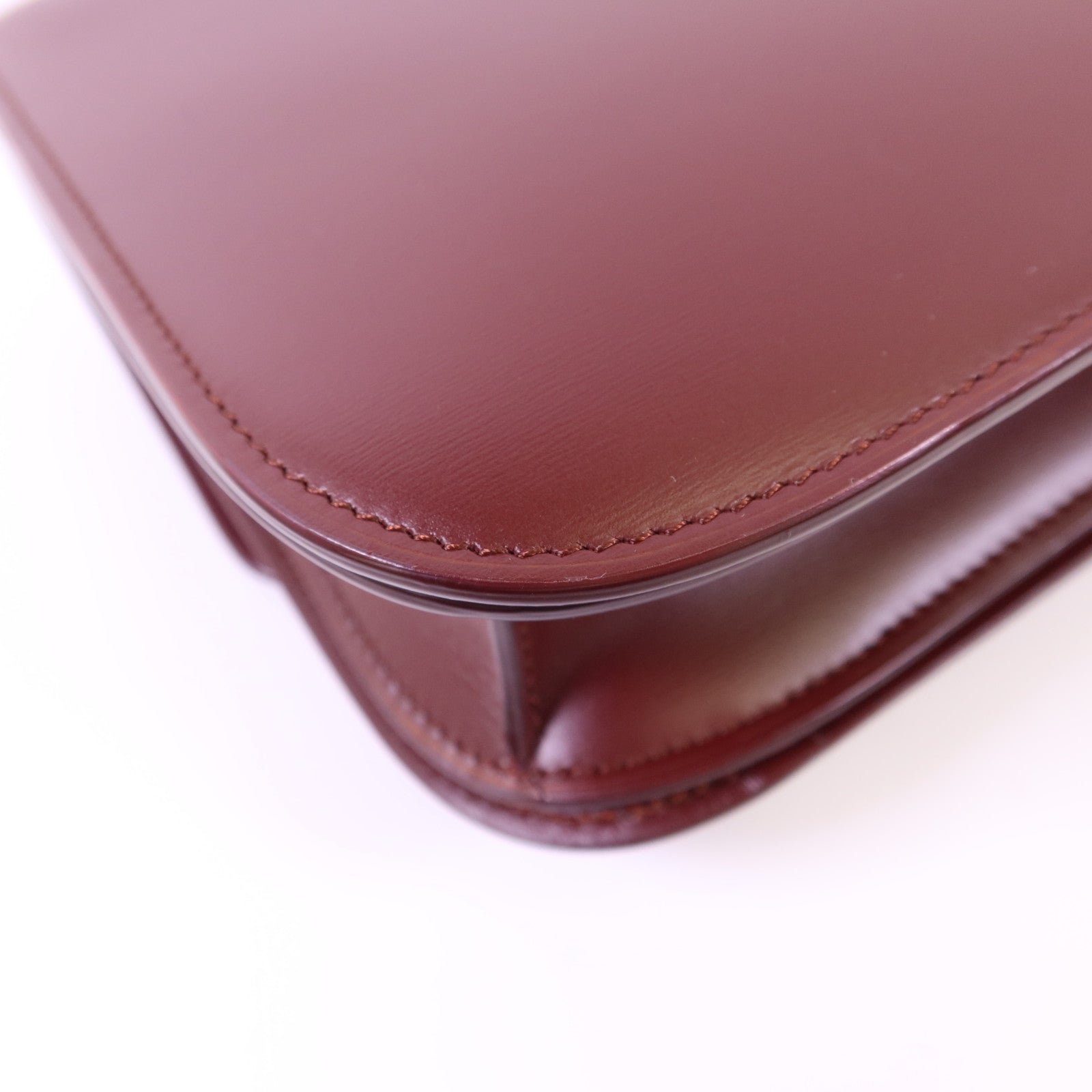 CELINE 牛皮皮革Shoulder Bag金扣肩背袋