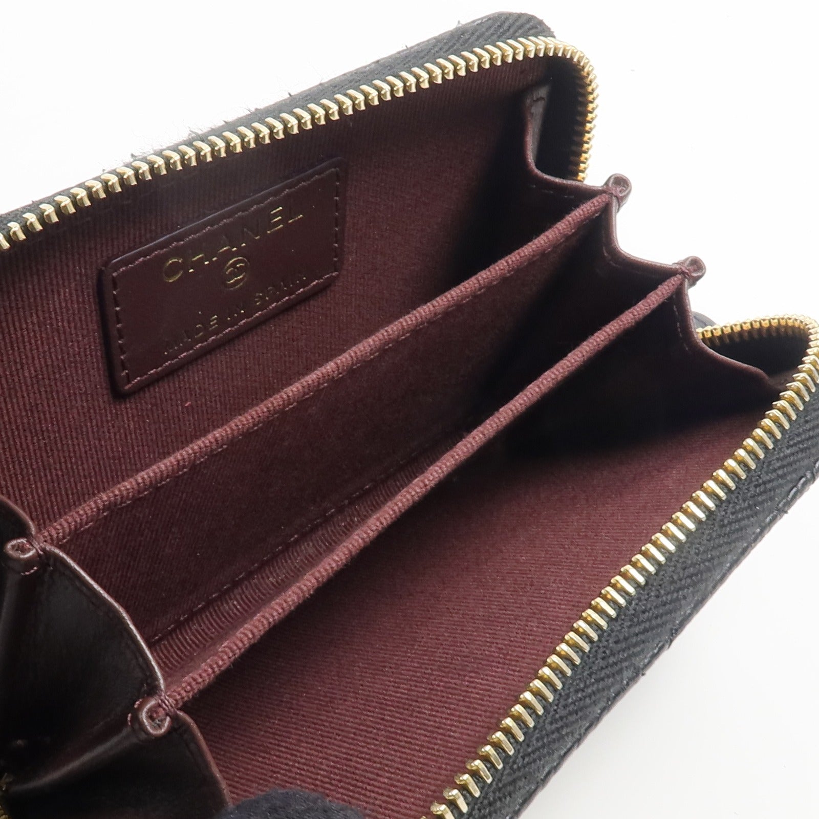 CHANEL 牛皮皮革Coins Case零錢包