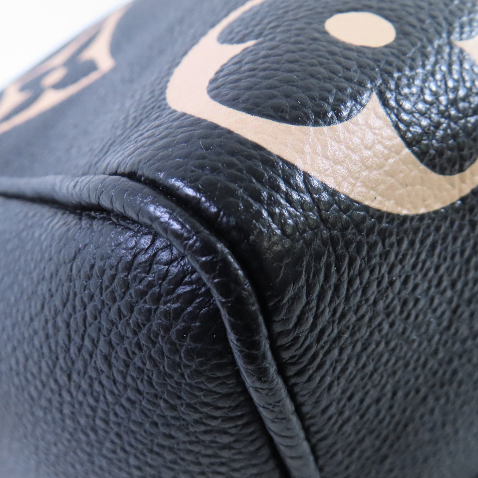 LOUIS VUITTON Monogram Empreinte Speedy Bandouliere 25 2Way Shoulder Bag金扣手挽肩背兩用袋啡色/杏色