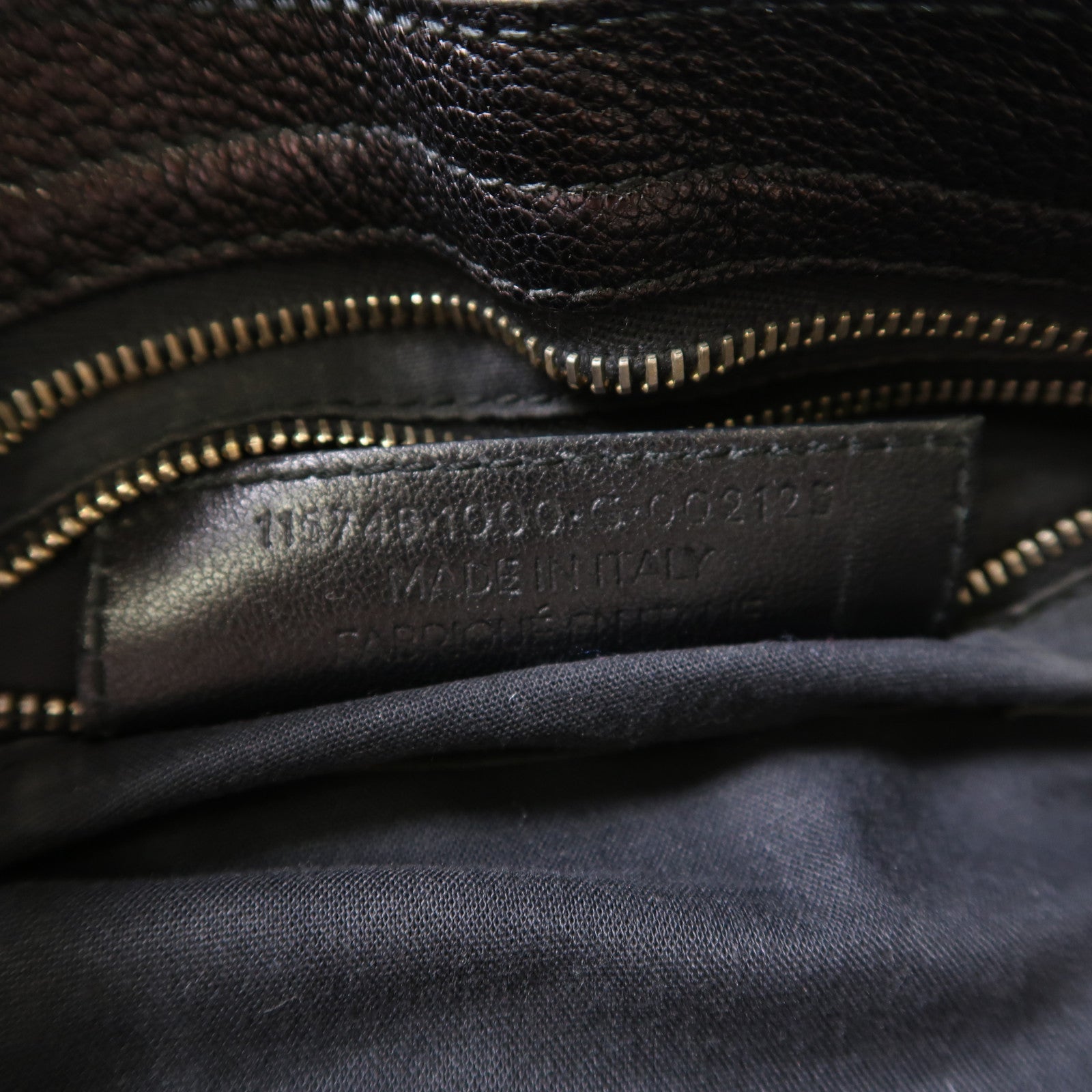 BALENCIAGA 牛皮皮革City金扣手挽肩背兩用袋黑色