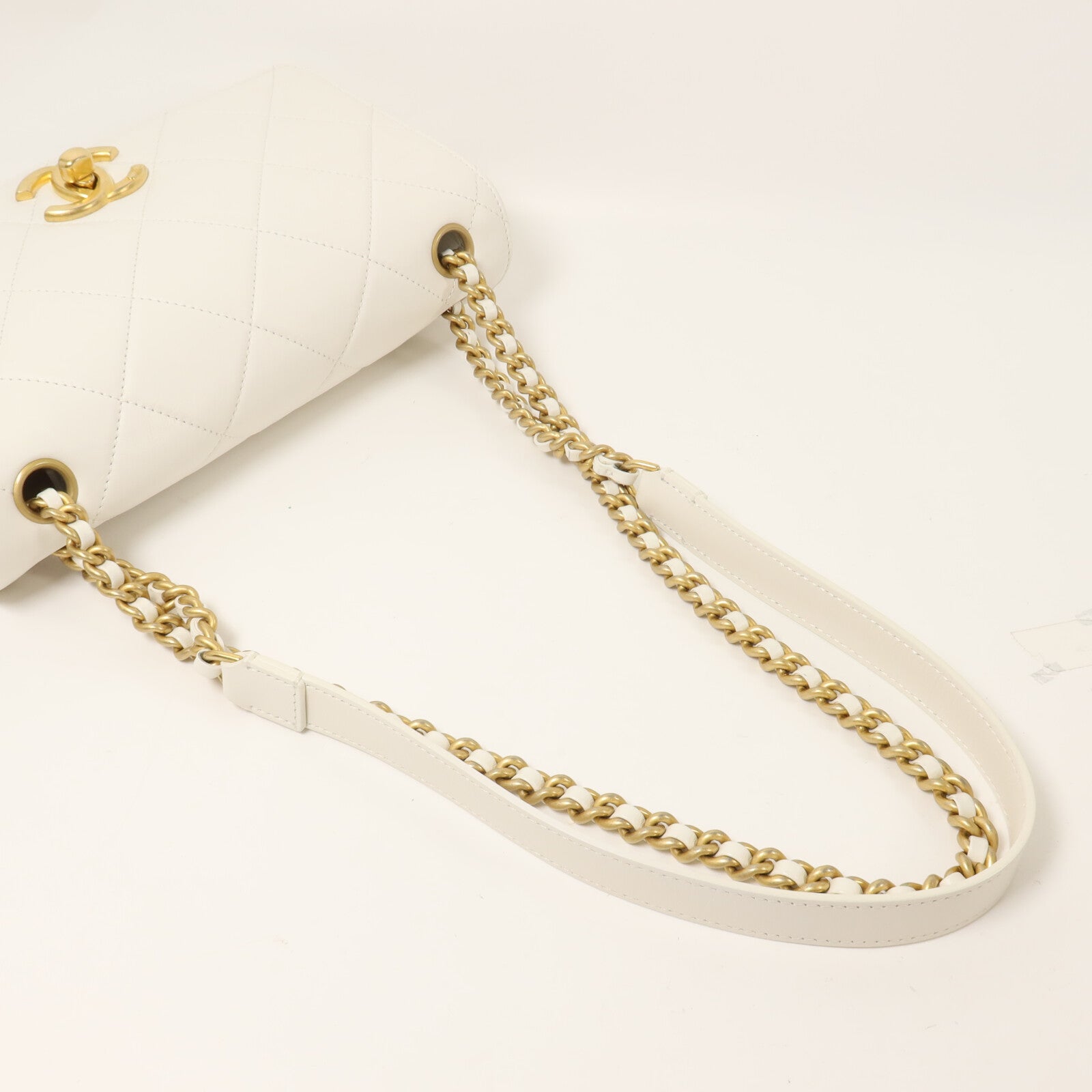CHANEL 羊皮皮革Chain Shoulder鏈帶肩背袋
