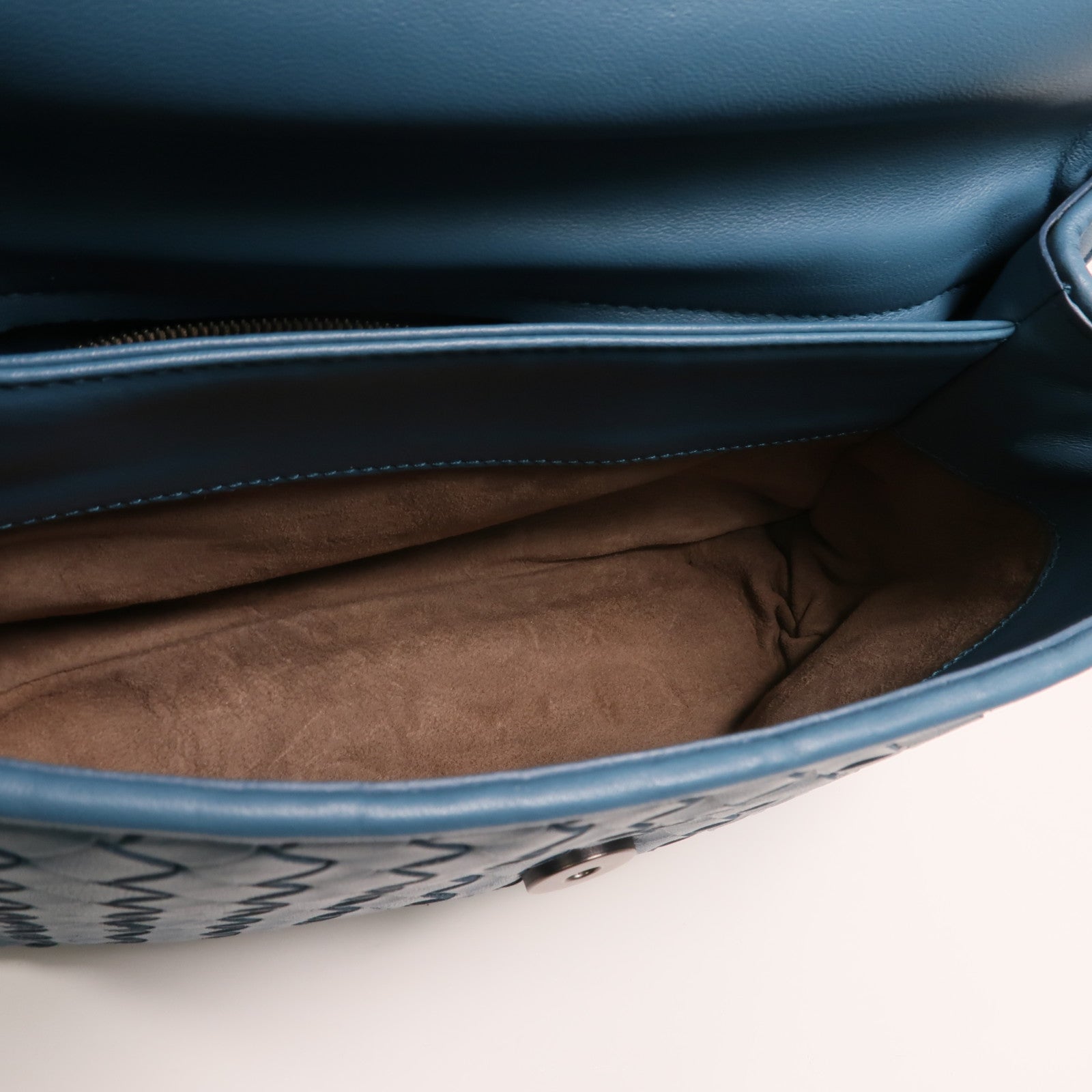 BOTTEGA VENETA 羊皮皮革Olimpia銀扣肩背袋