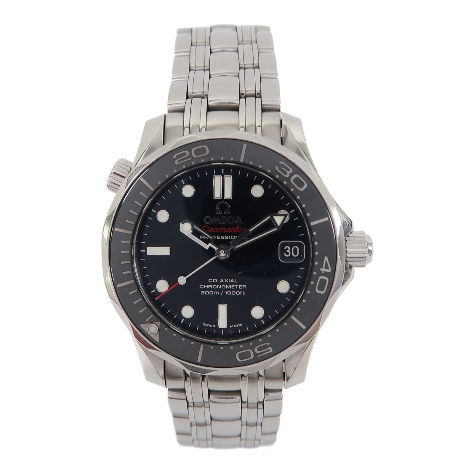 OMEGA Seamaster Diver 300m不鏽鋼手錶自動機芯黑色