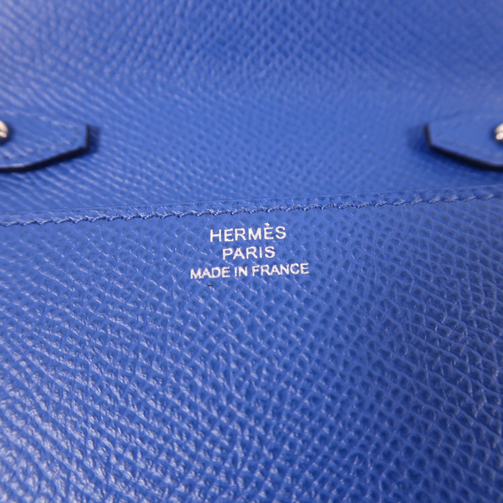 HERMES Epsom皮革Clic 16銀扣肩背袋