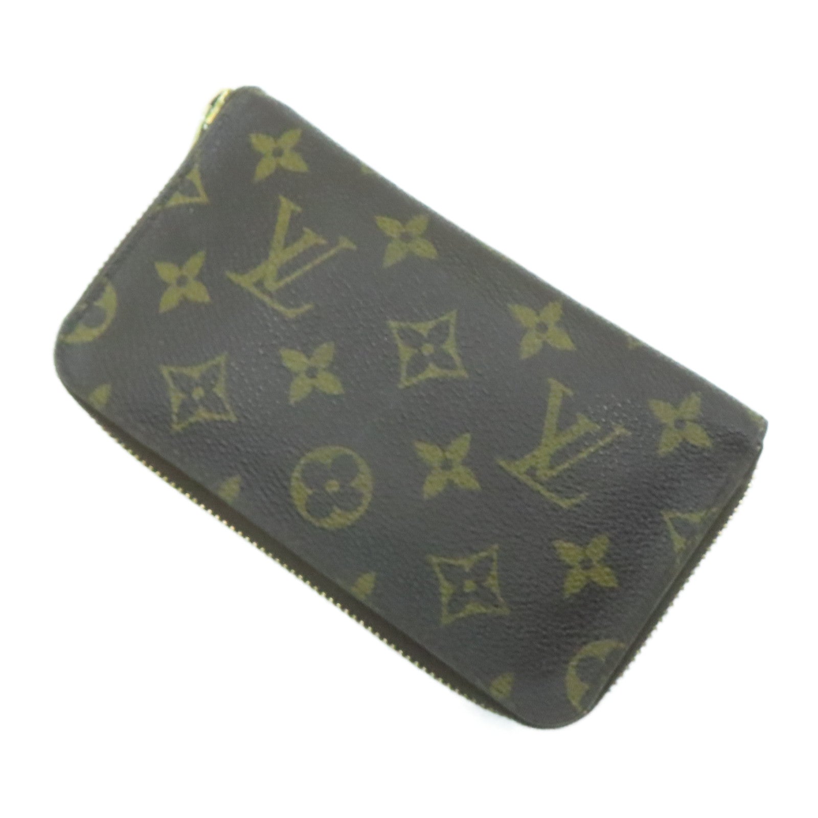 LOUIS VUITTON 【激減優惠】Monogram Compact Zippy Wallet金扣錢包啡色