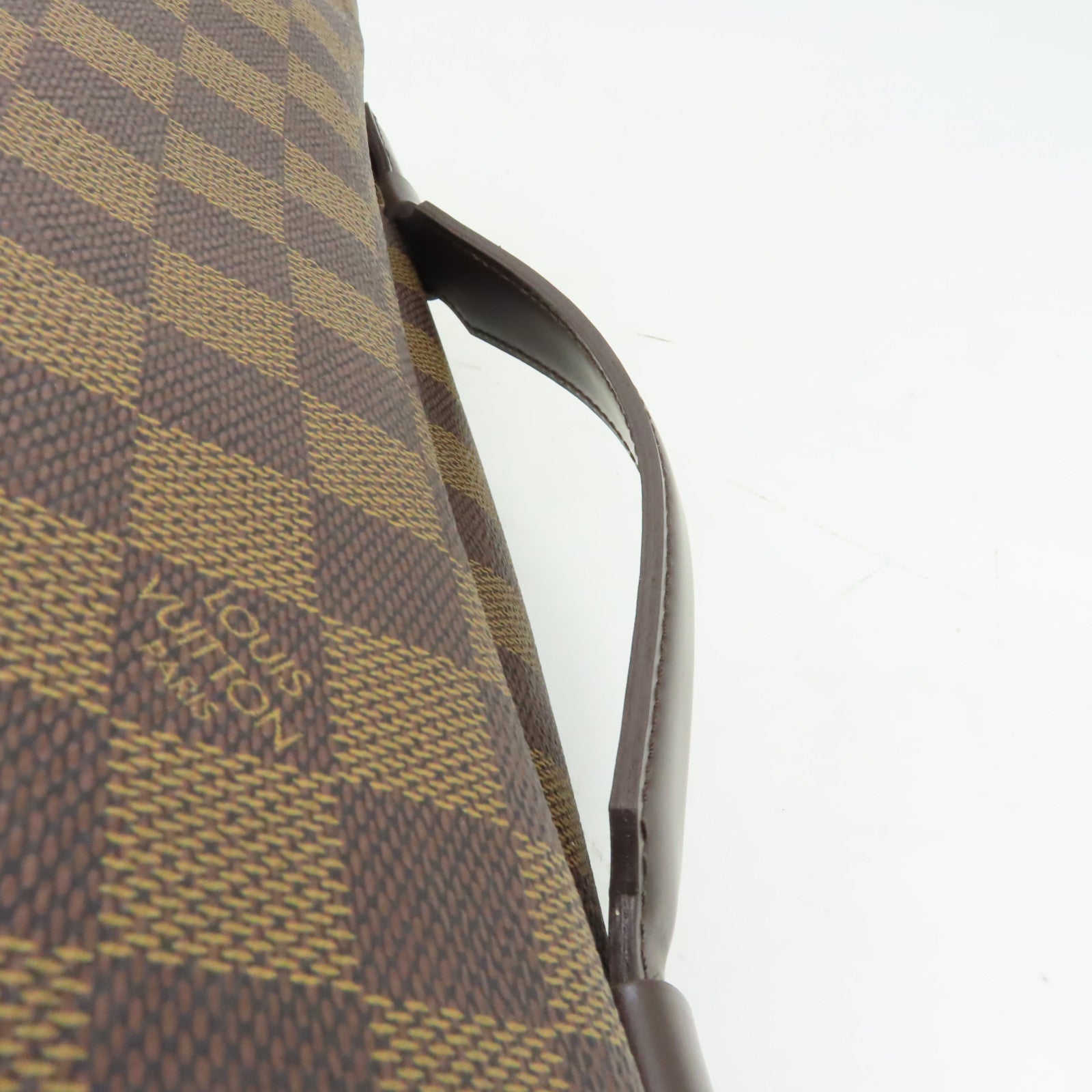 LOUIS VUITTON Damier Broadway金扣肩背袋棕色