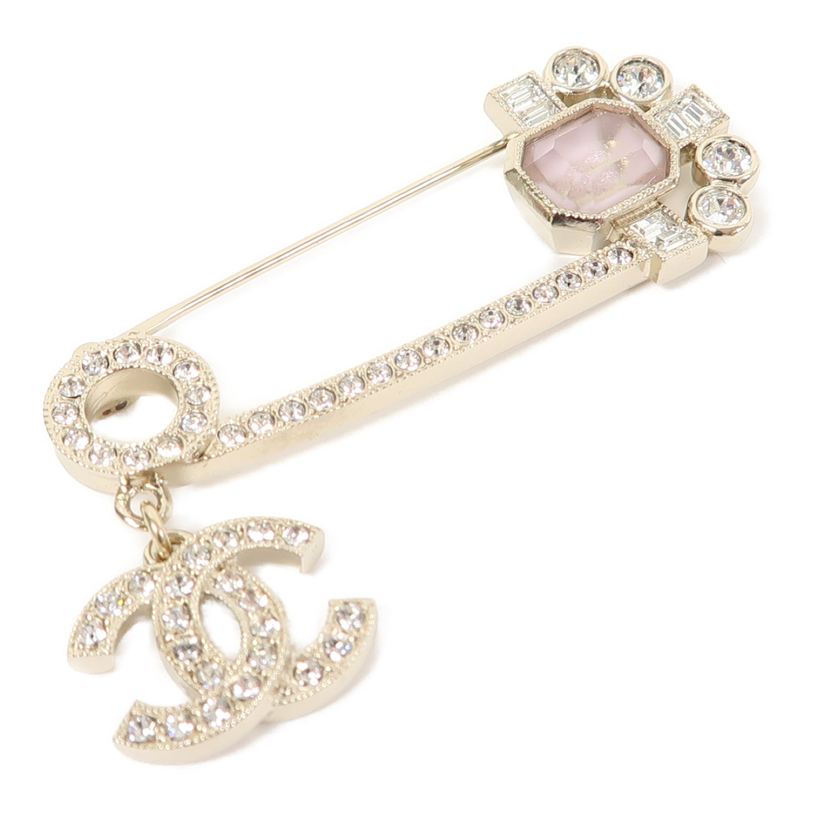 CHANEL 【激減優惠】金屬Brooch胸針金色