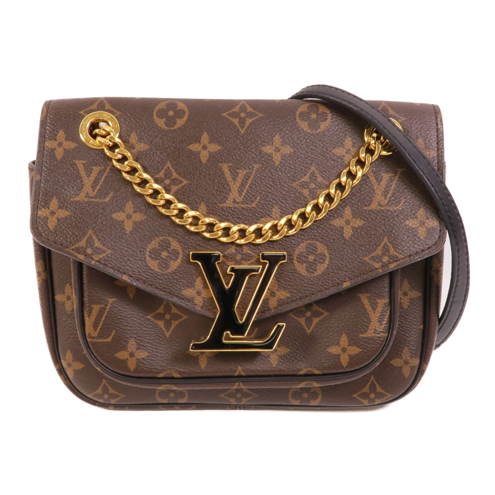 LOUIS VUITTON Monogram Passy鏈帶肩背袋