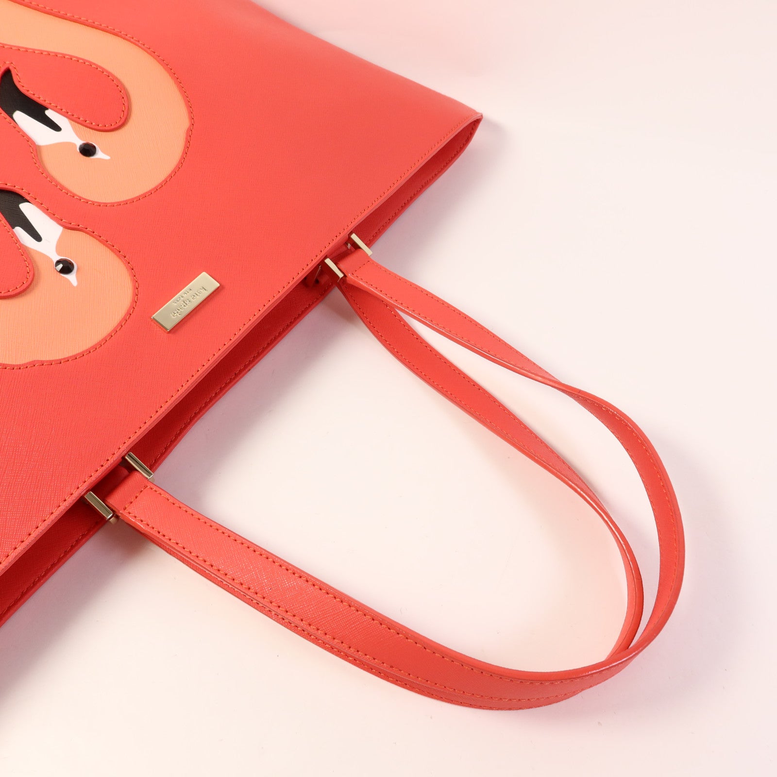 Kate Spade 【激減優惠】塗層帆布Shoulder Tote金扣肩背袋/手挽袋