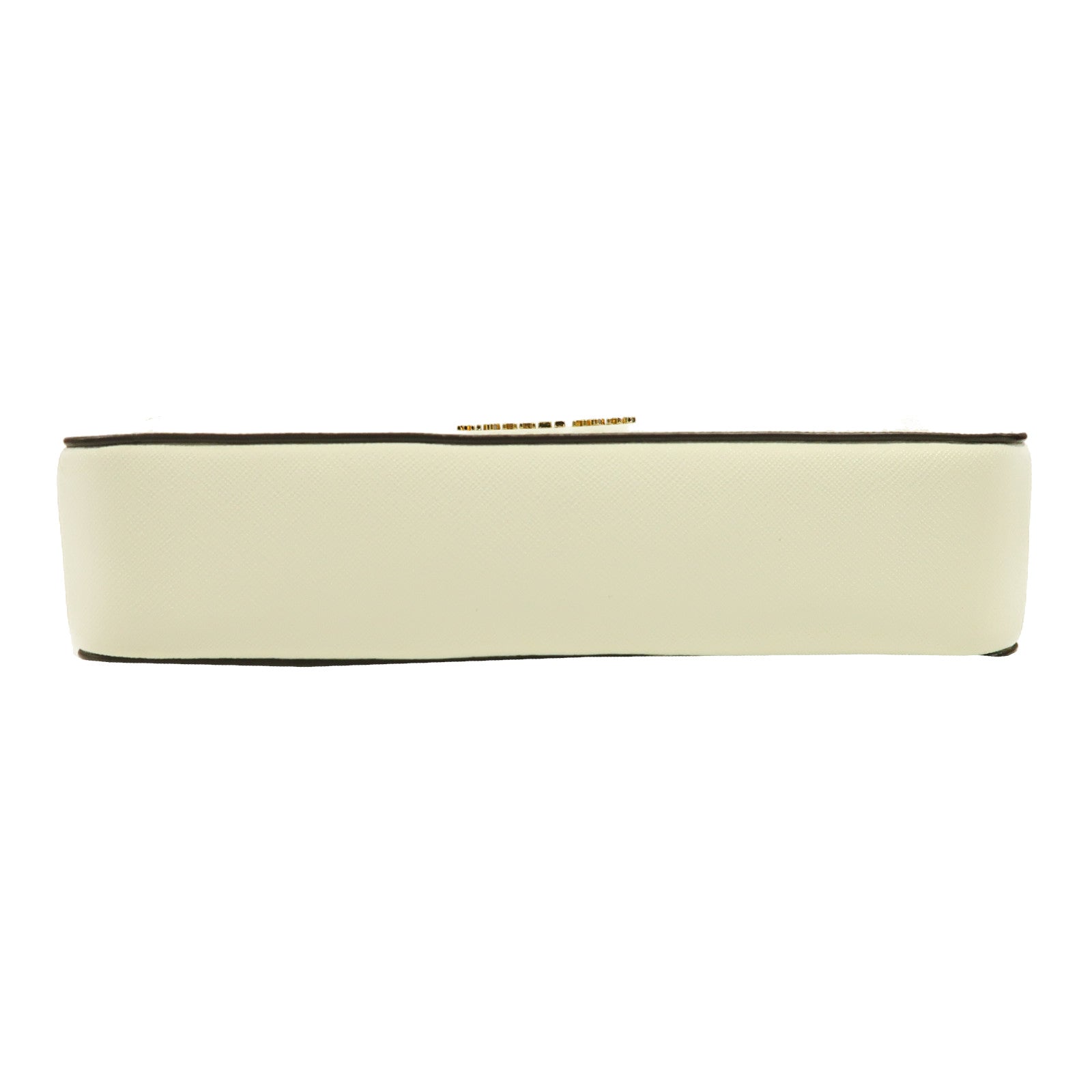 Michael Kors 皮革Jet Set Travel Medium金扣鏈帶肩背袋白色