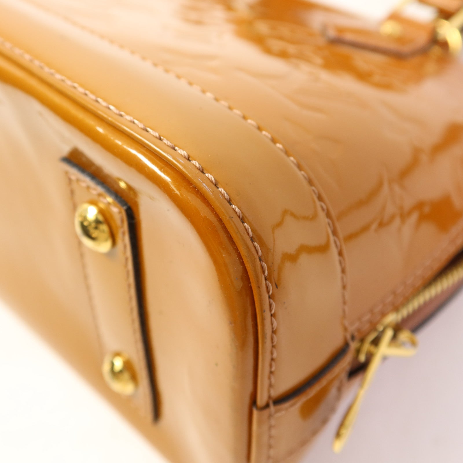 LOUIS VUITTON Vernis Alma BB金扣手挽肩背兩用袋