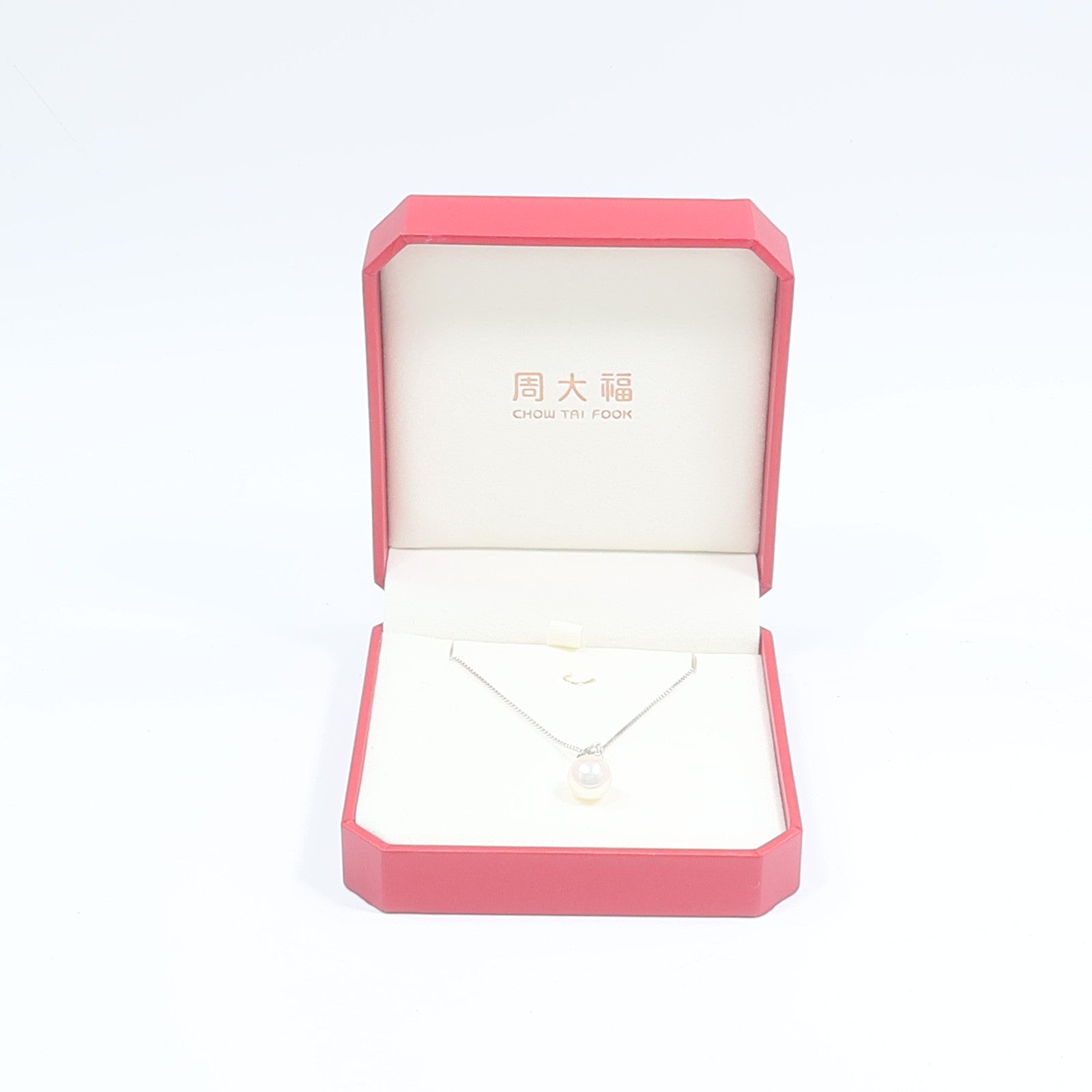 JEWELRY 18K白金/PT950鉑金Pearl Diamond Necklace珍珠項鍊