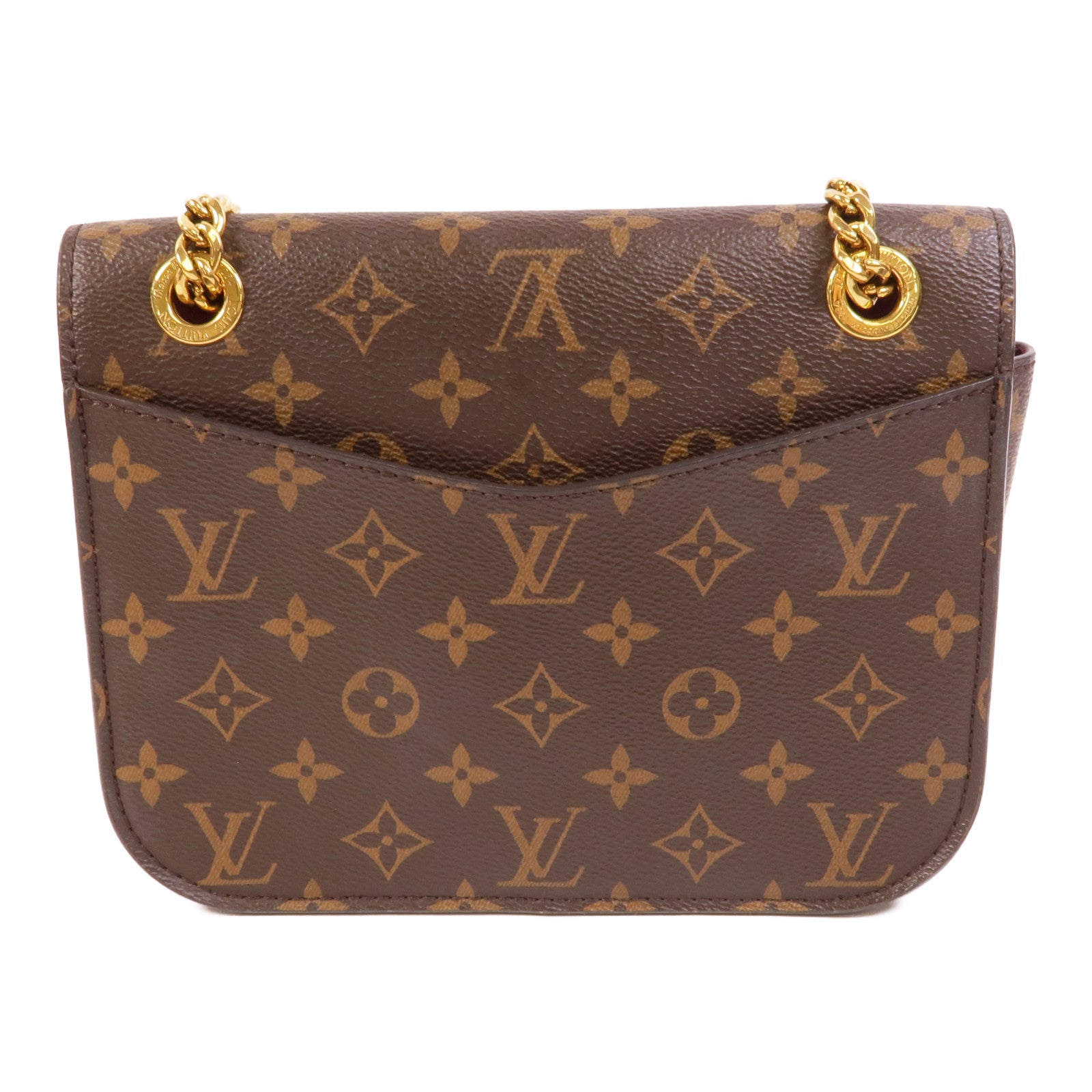LOUIS VUITTON Monogram Passy鏈帶肩背袋