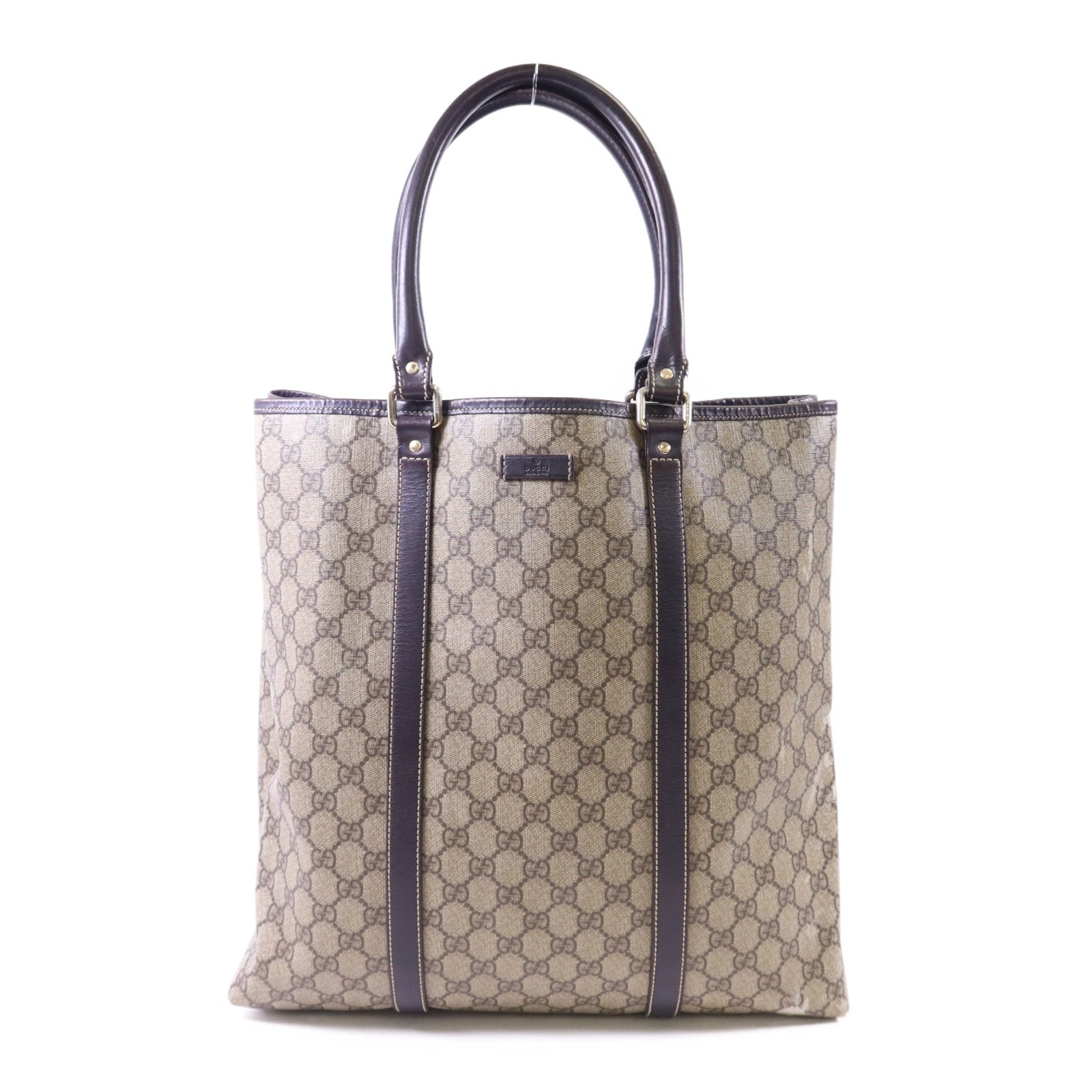 GUCCI 塗層帆布Tote Bag金扣手挽袋