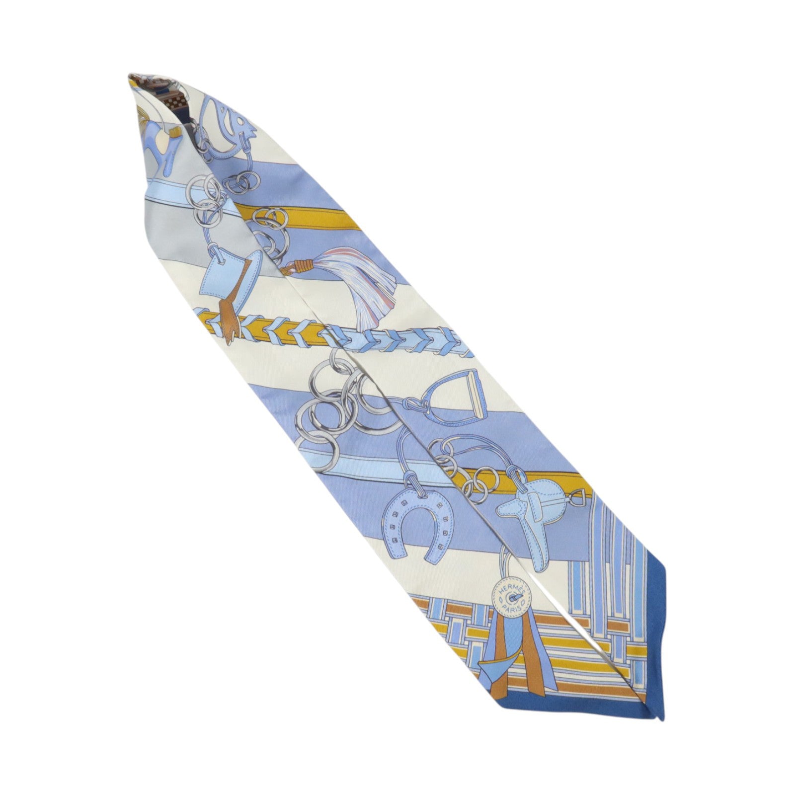 HERMES 絲質Twilly絲巾