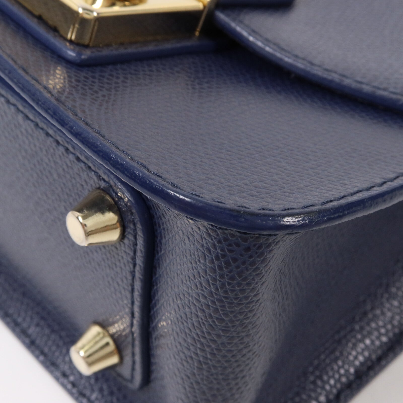 Furla 牛皮皮革Chain Shoulder鏈帶肩背袋