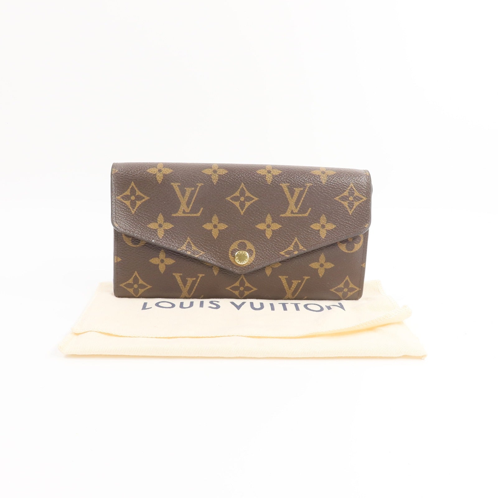 LOUIS VUITTON Monogram Portefeuille Sarah金扣長錢包