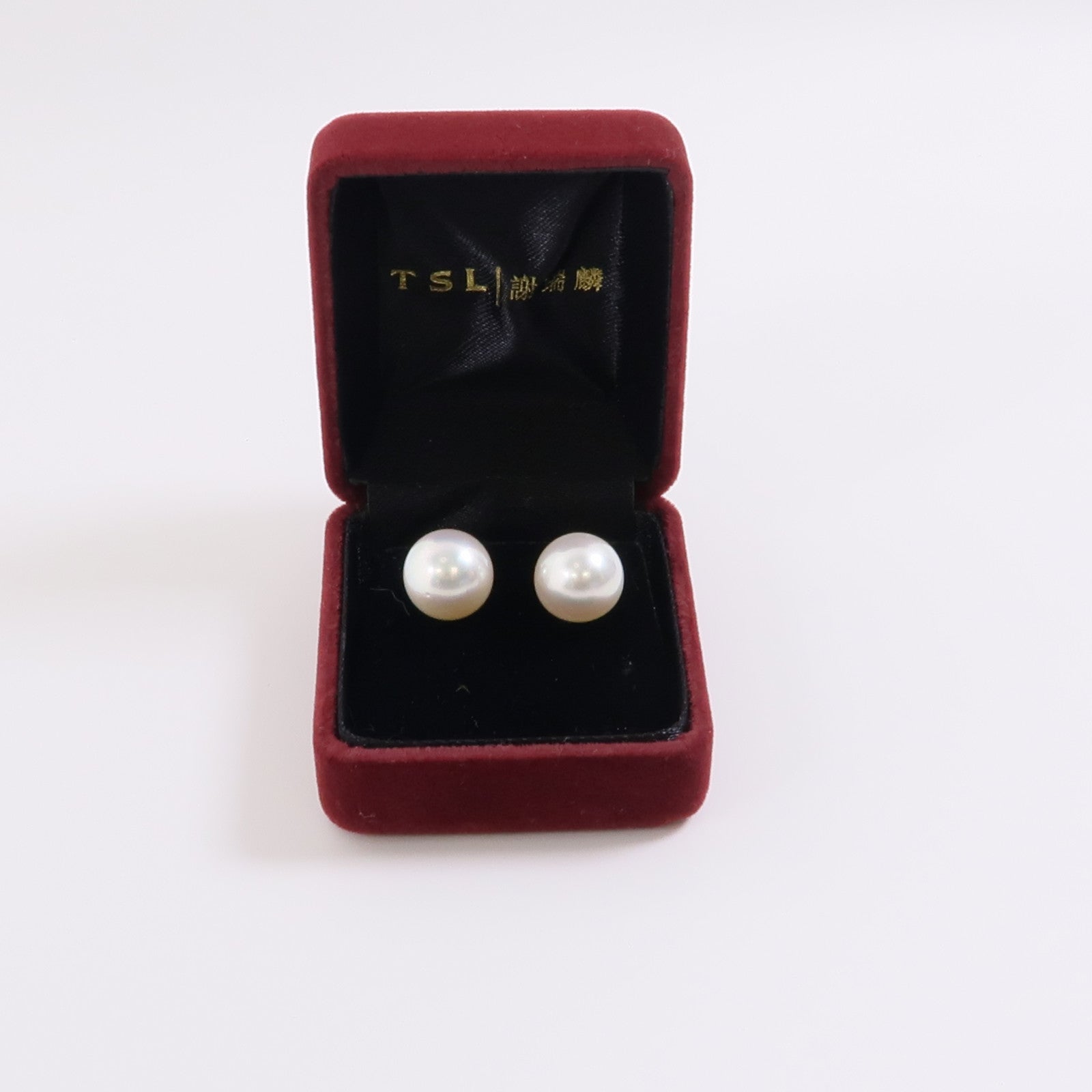 JEWELRY 18K白金Pearl Earrings珍珠耳環