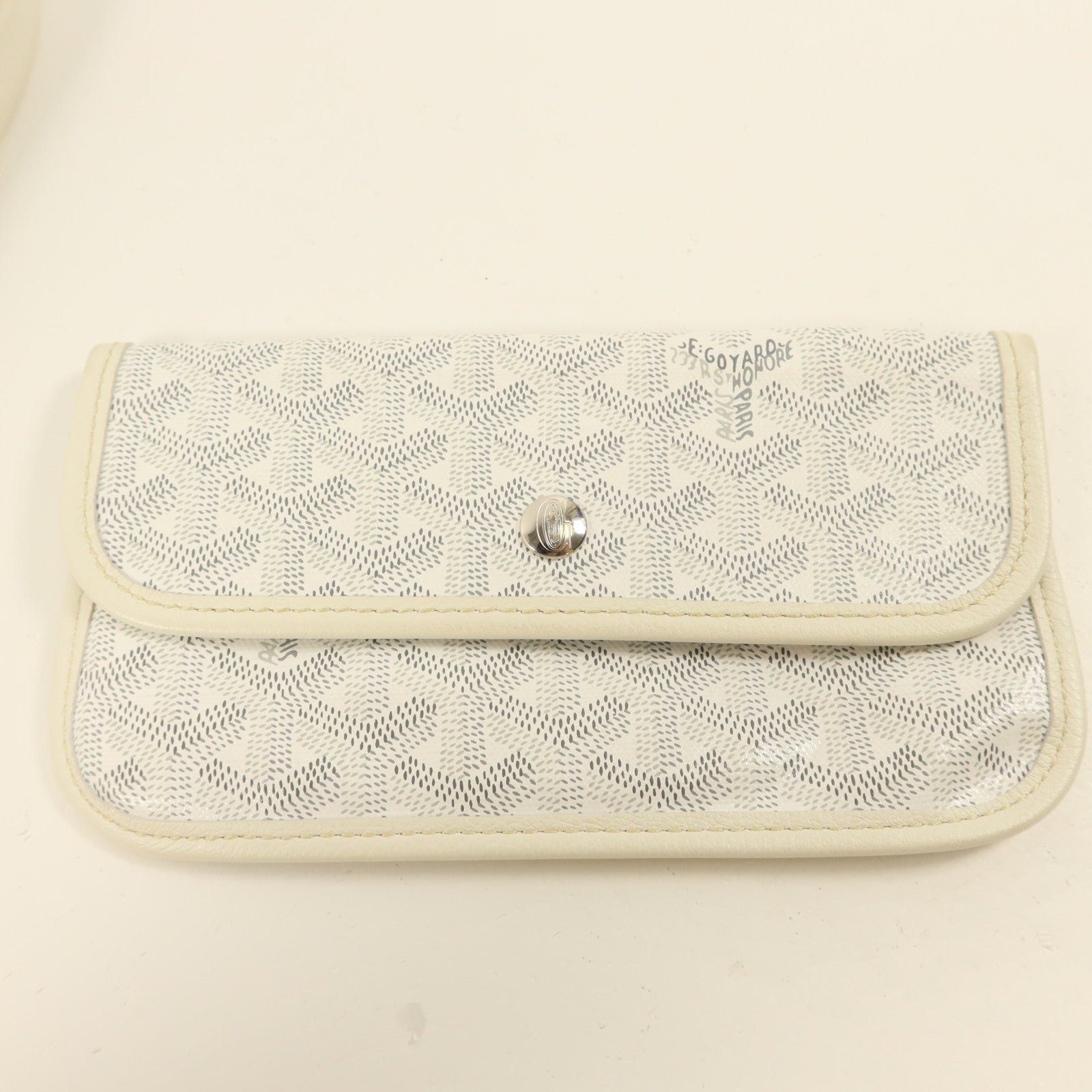GOYARD 塗層帆布Boheme Hobo銀扣肩背袋