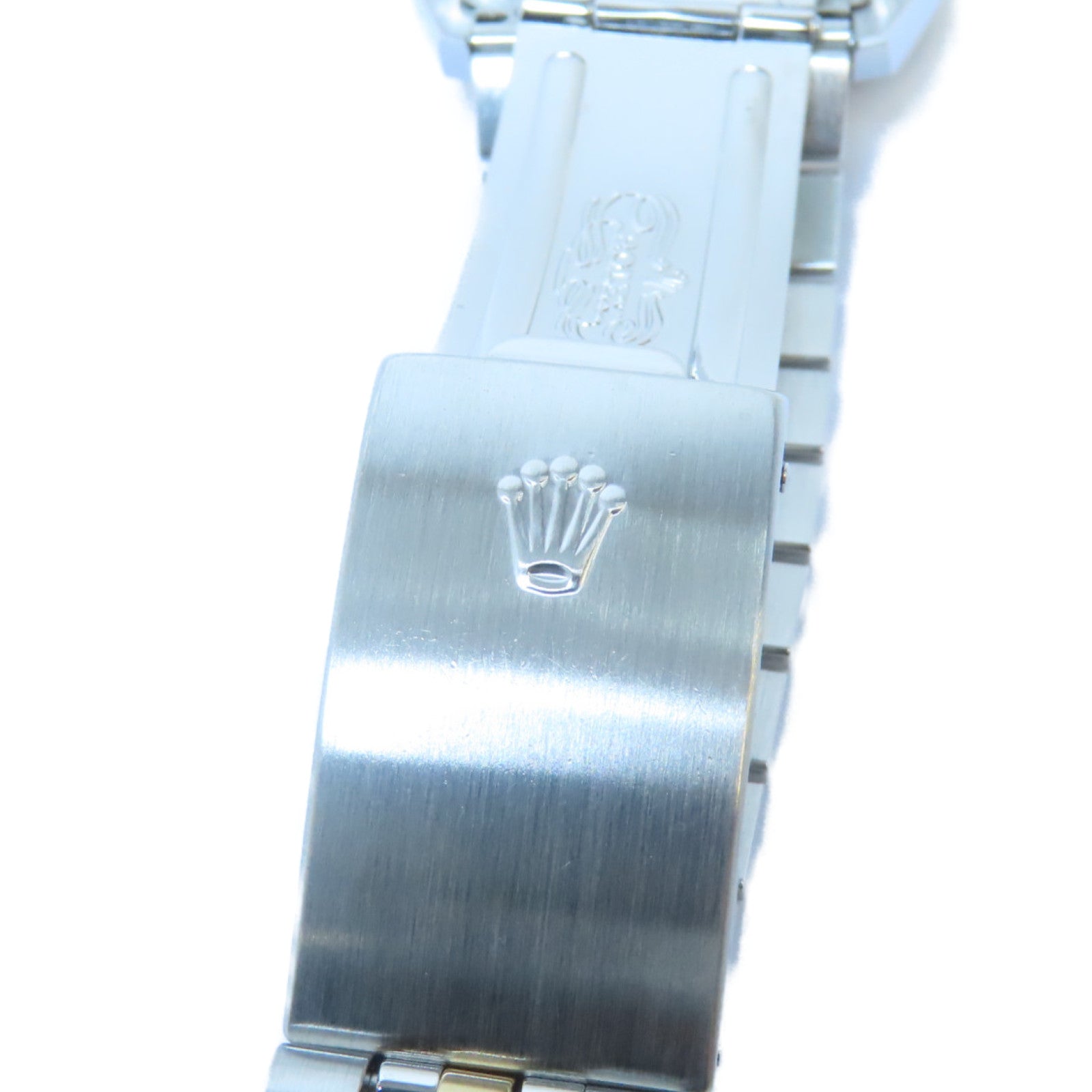 ROLEX Datejust 18K黃金/不鏽鋼手錶自動機芯銀色