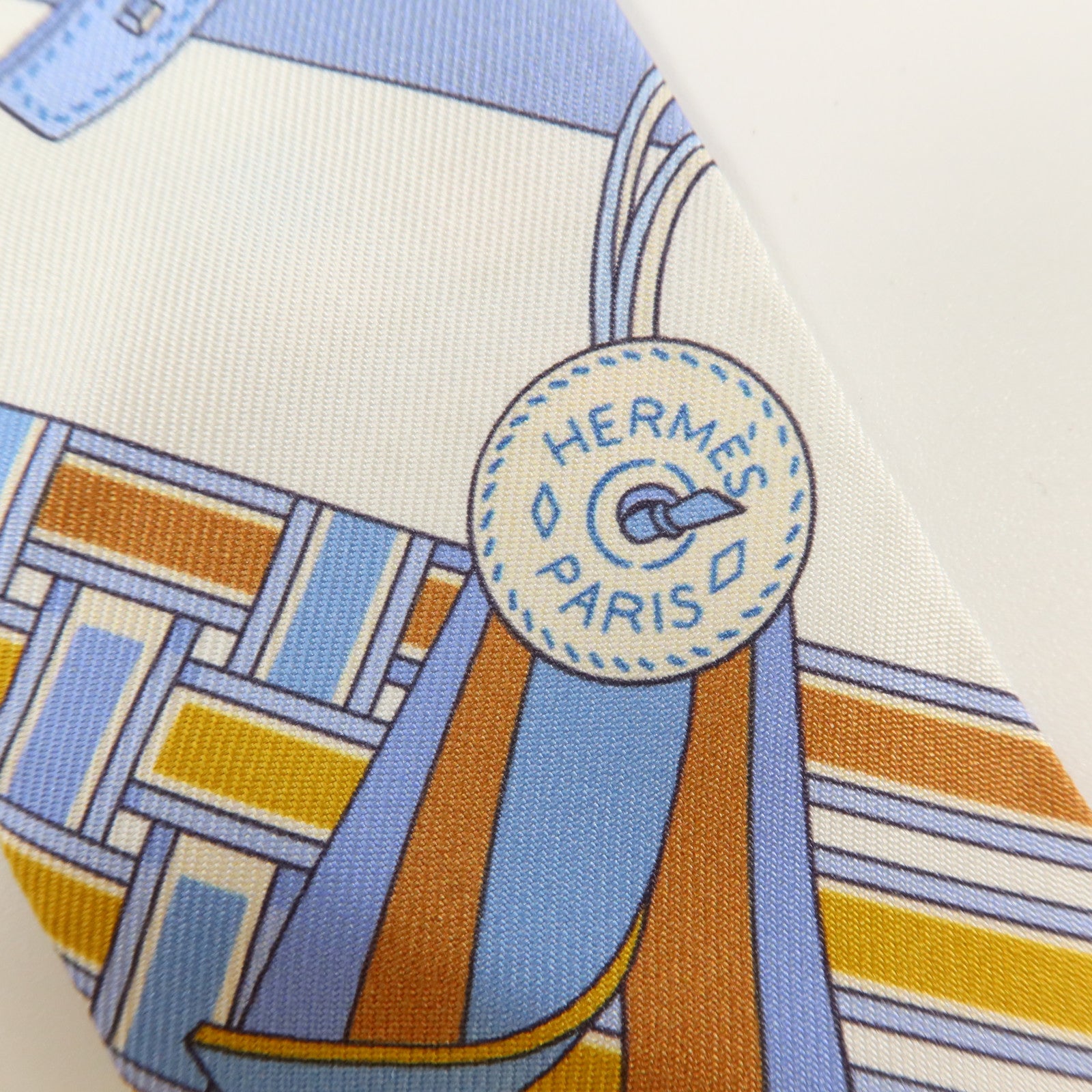 HERMES 絲質Twilly絲巾