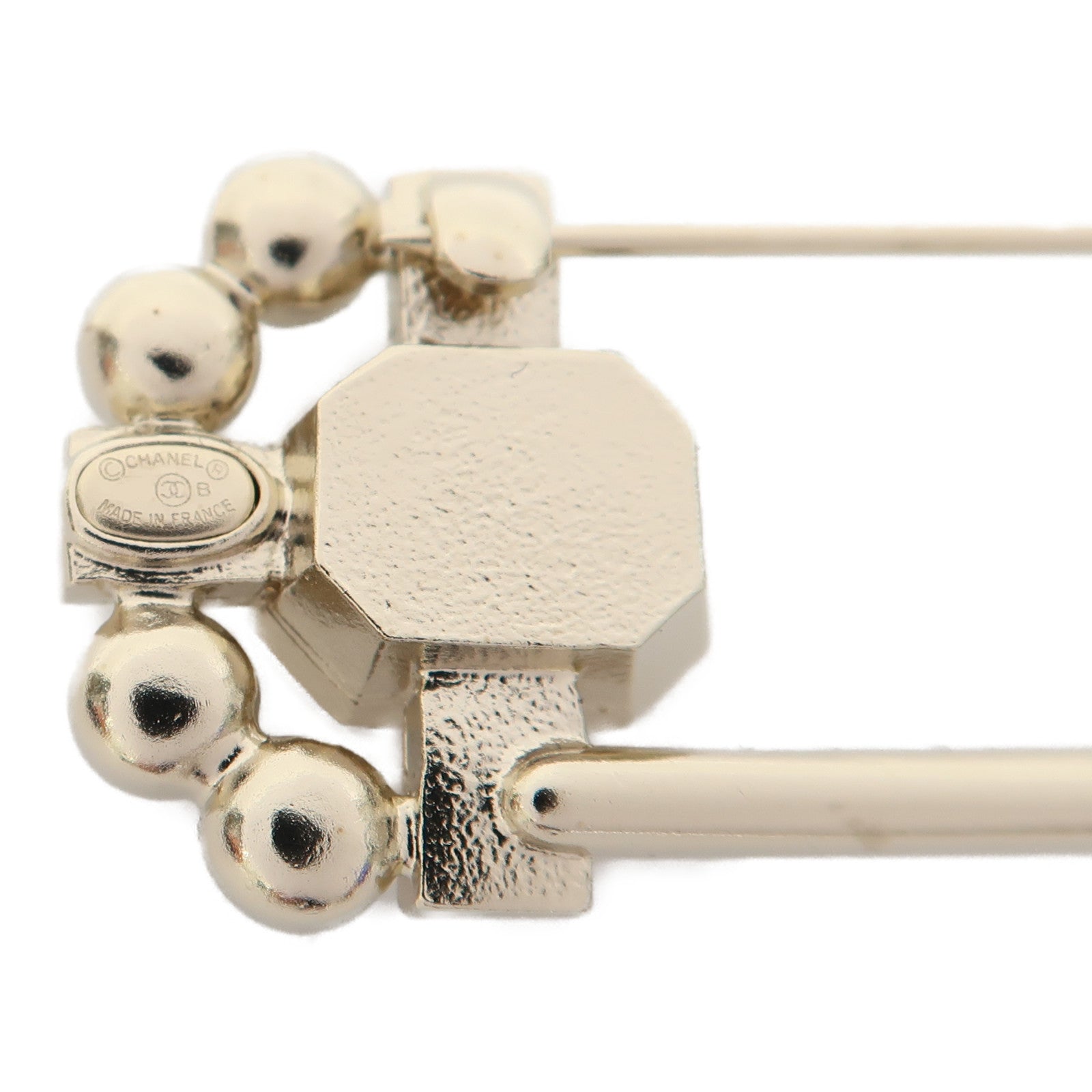 CHANEL 【激減優惠】金屬Brooch胸針金色