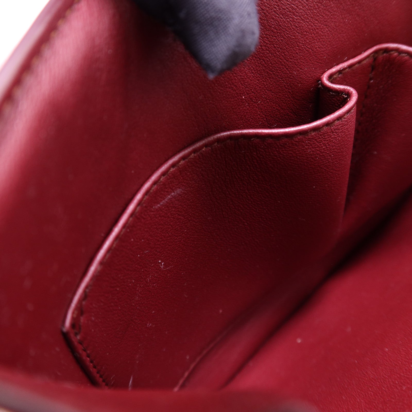 CELINE 牛皮皮革Shoulder Bag金扣肩背袋