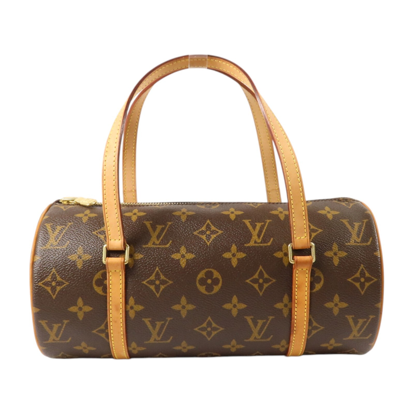 LOUIS VUITTON Monogram Papillon PM金扣手挽袋
