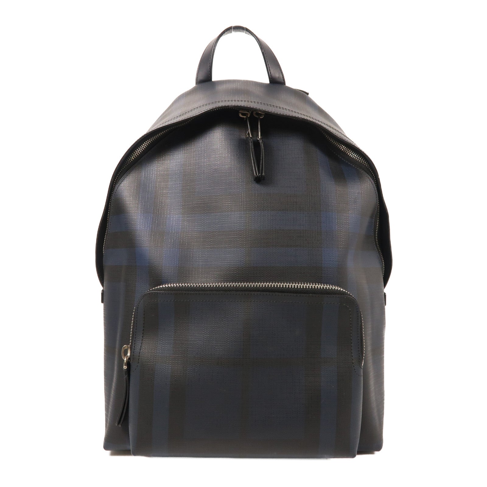BURBERRY 塗層帆布Backpack銀扣背包