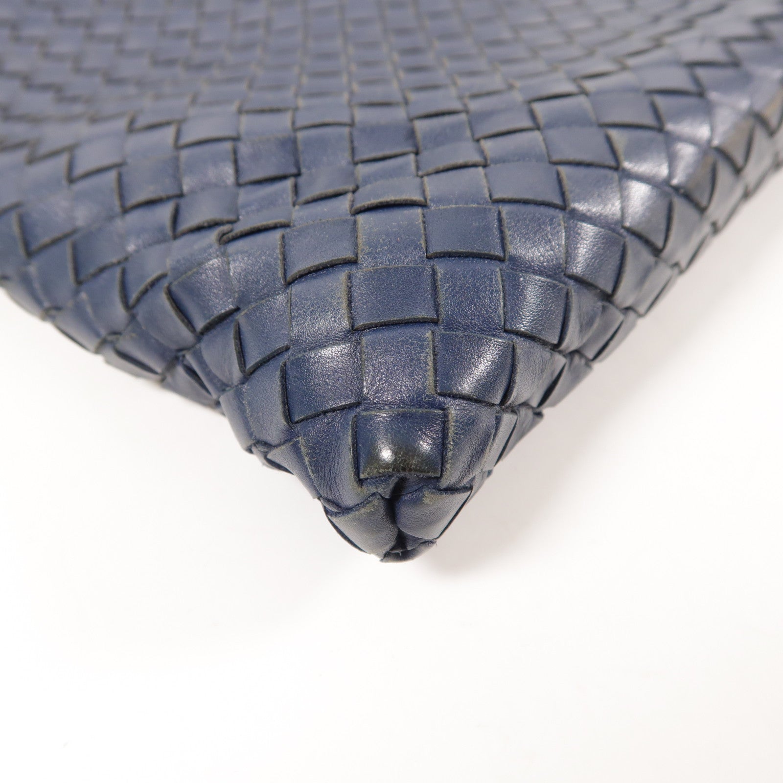 BOTTEGA VENETA BV Shoulder Bag Calfskin Leather Navy