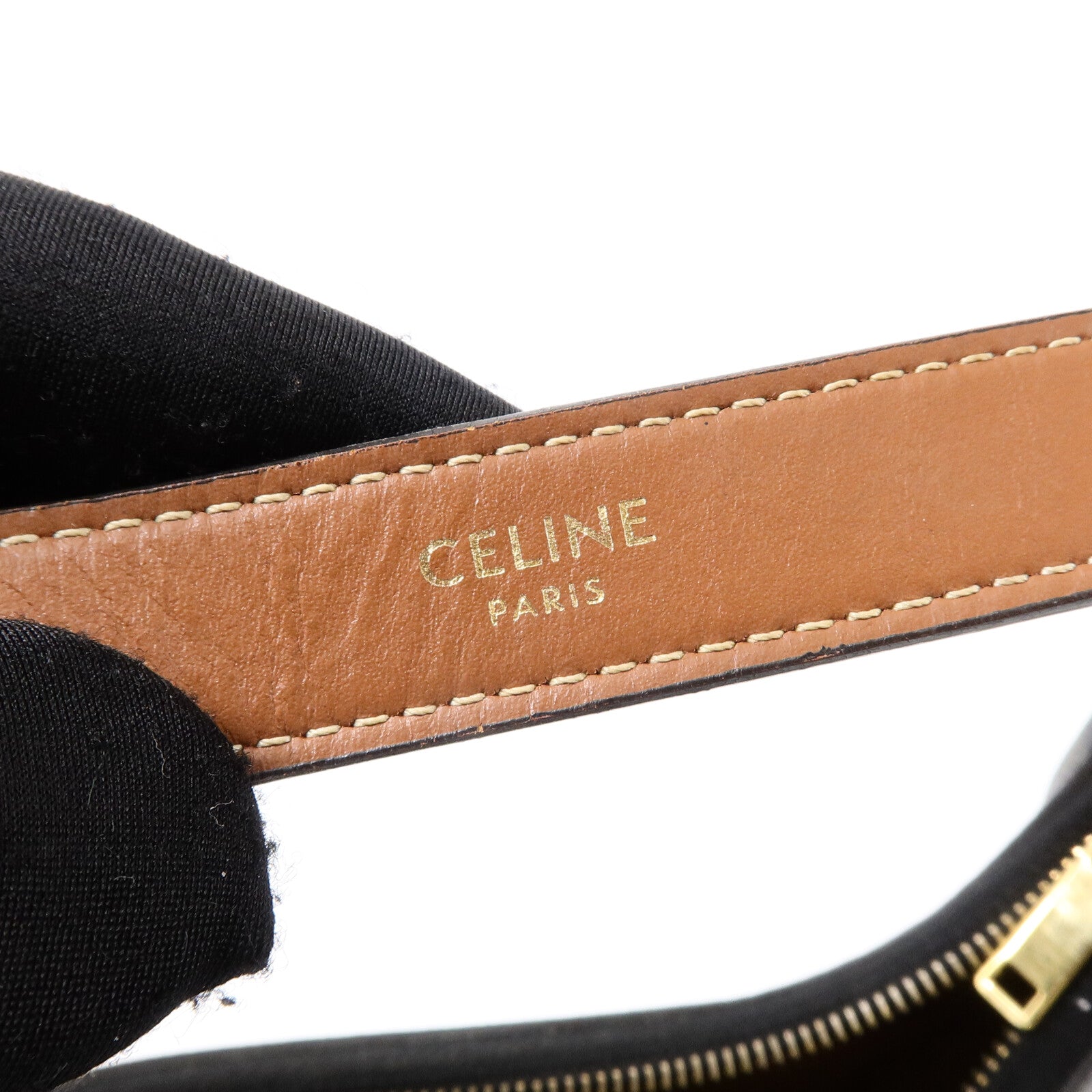 CELINE 塗層帆布Triomphe Ava Medium肩背袋