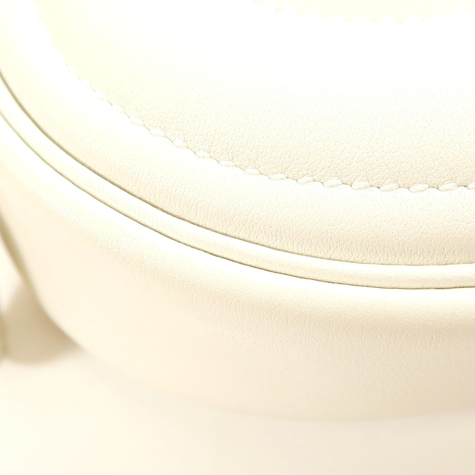 HERMES PHW In The Loop Belt Bag Swift Leather Gris Pale/White