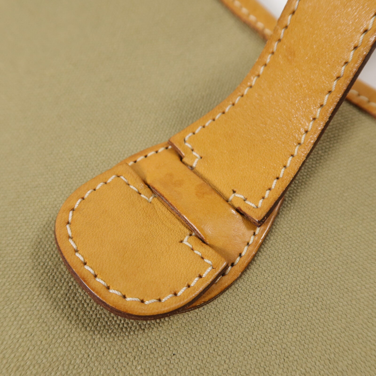 HERMES 帆布Evelyne PM肩背袋Green