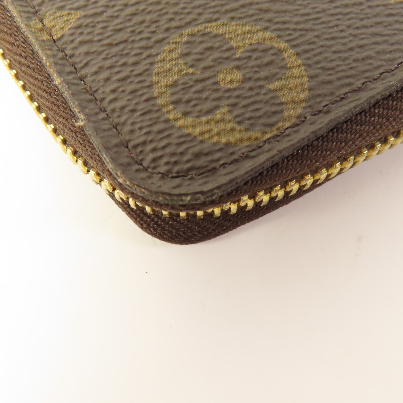 LOUIS VUITTON LV GHW Clemence Wallet Monogram Brown  M60742