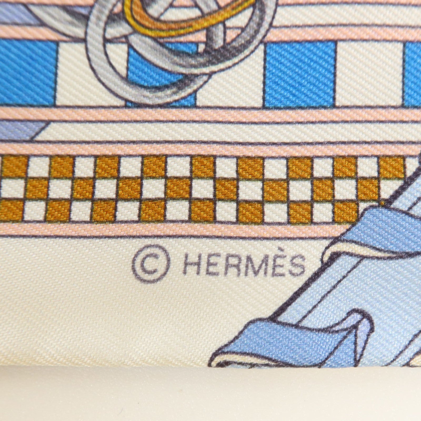 HERMES 絲質Twilly絲巾