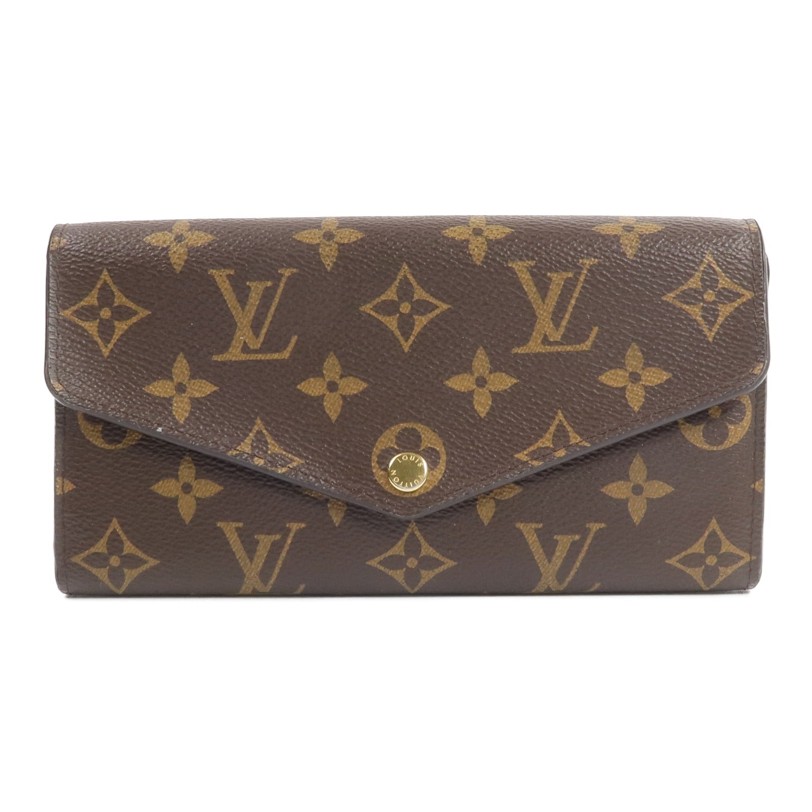 LOUIS VUITTON Monogram Portefeuille Sarah金扣長錢包