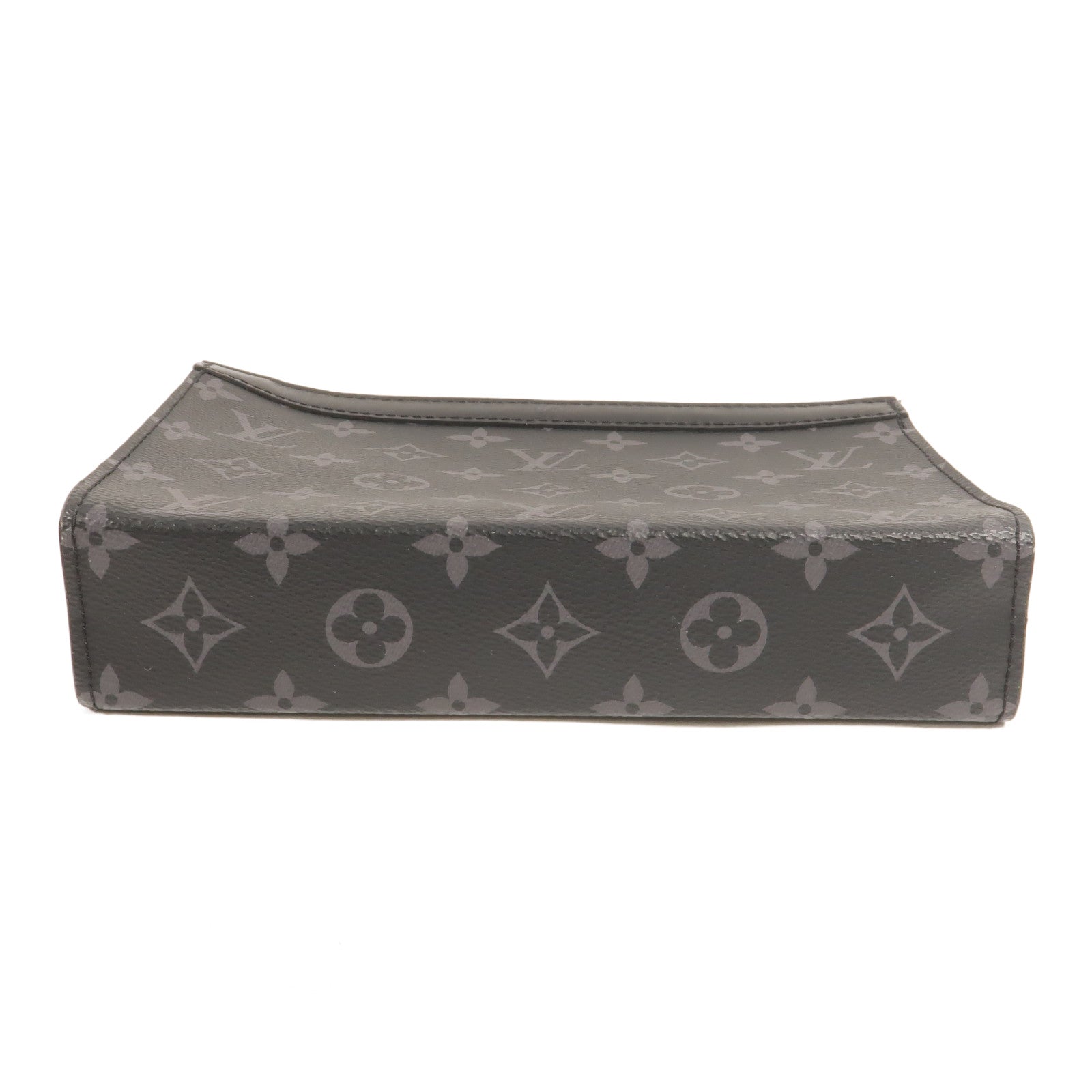 LOUIS VUITTON Monogram Eclipse Gaston銀扣肩背袋