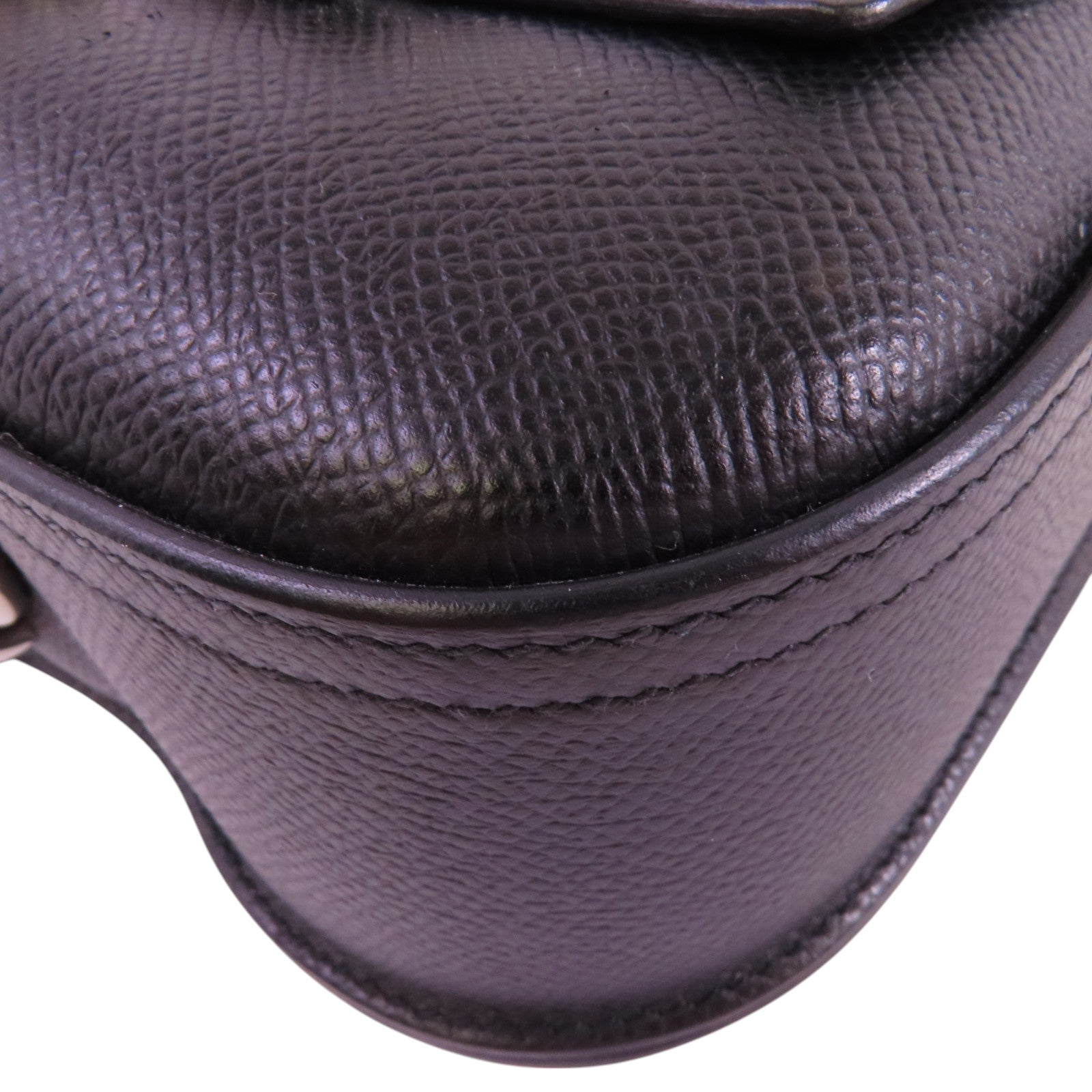 HERMES Epsom皮革Mini Della銀扣肩背袋