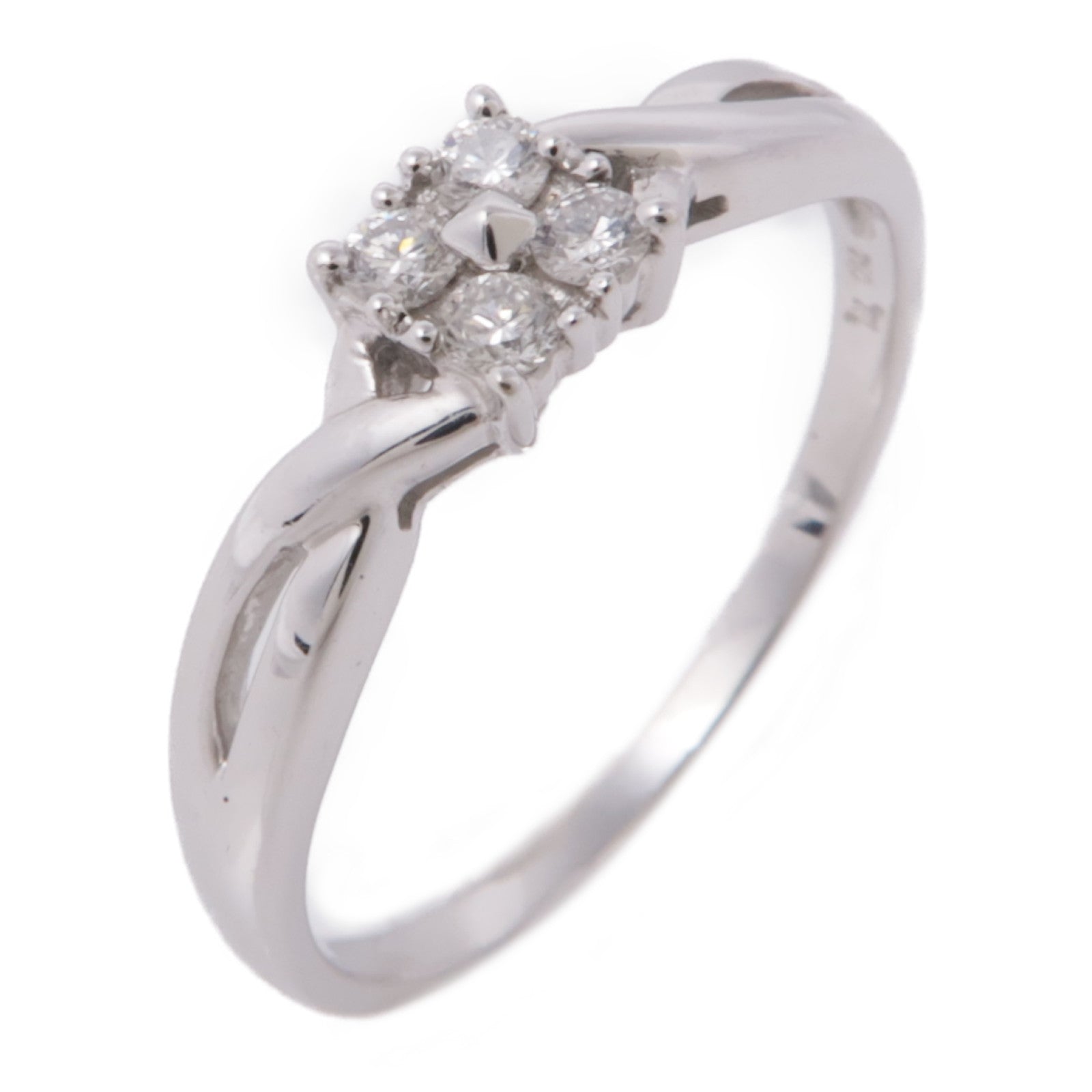 JEWELRY 18K白金Diamond Ring鑽石戒指US#7.5