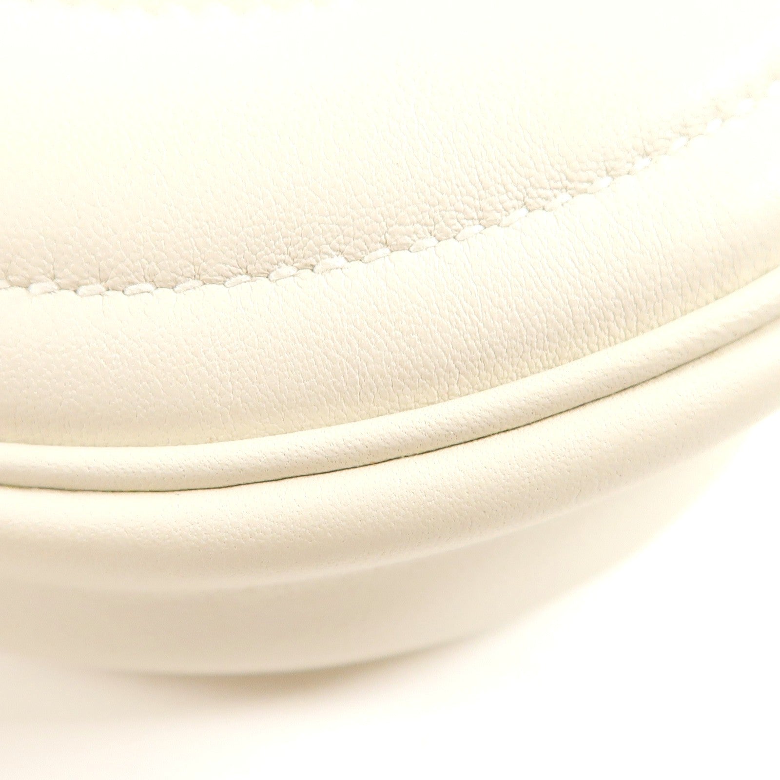 HERMES PHW In The Loop Belt Bag Swift Leather Gris Pale/White