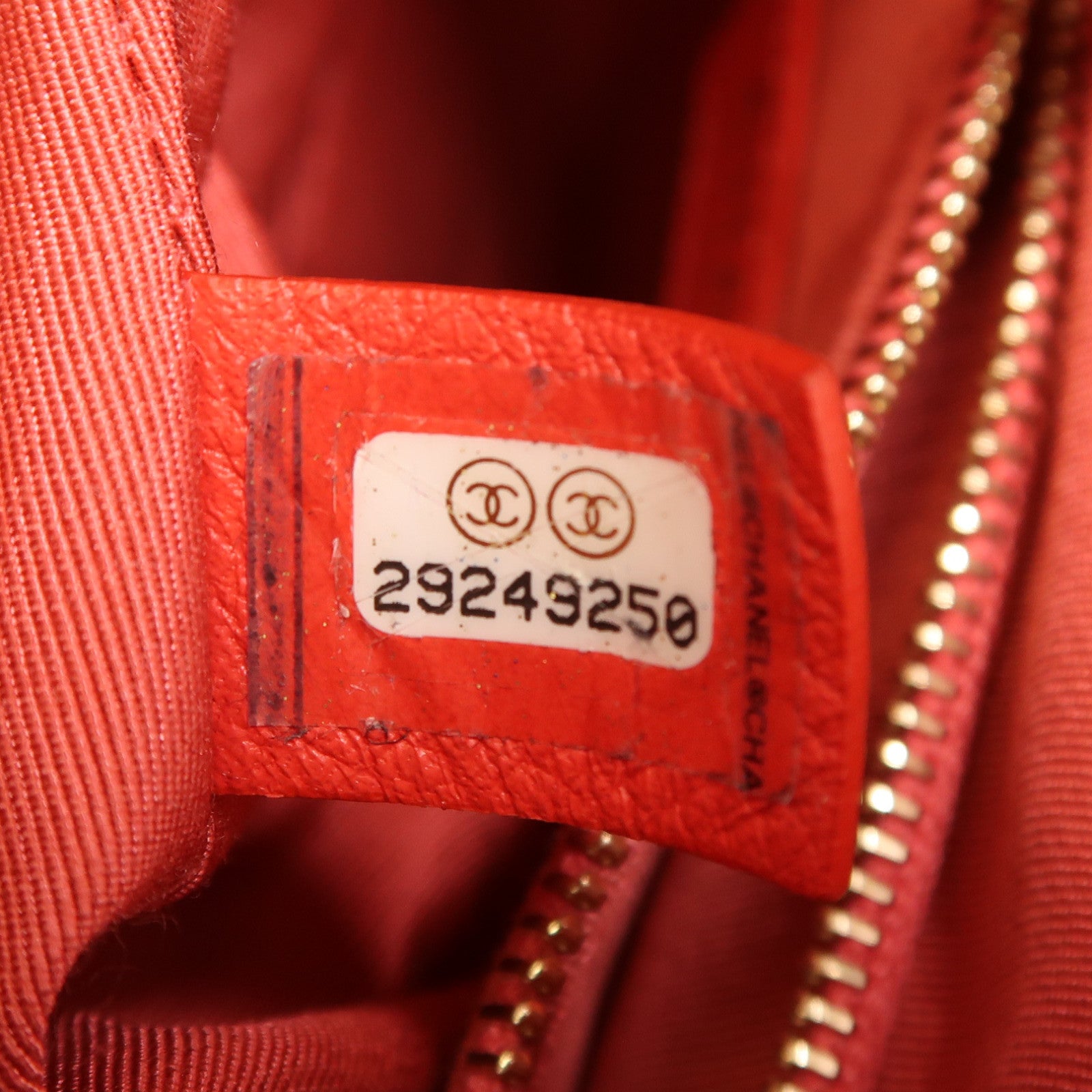 CHANEL 牛皮皮革Shoulder Bag金扣手挽肩背兩用袋粉紅色