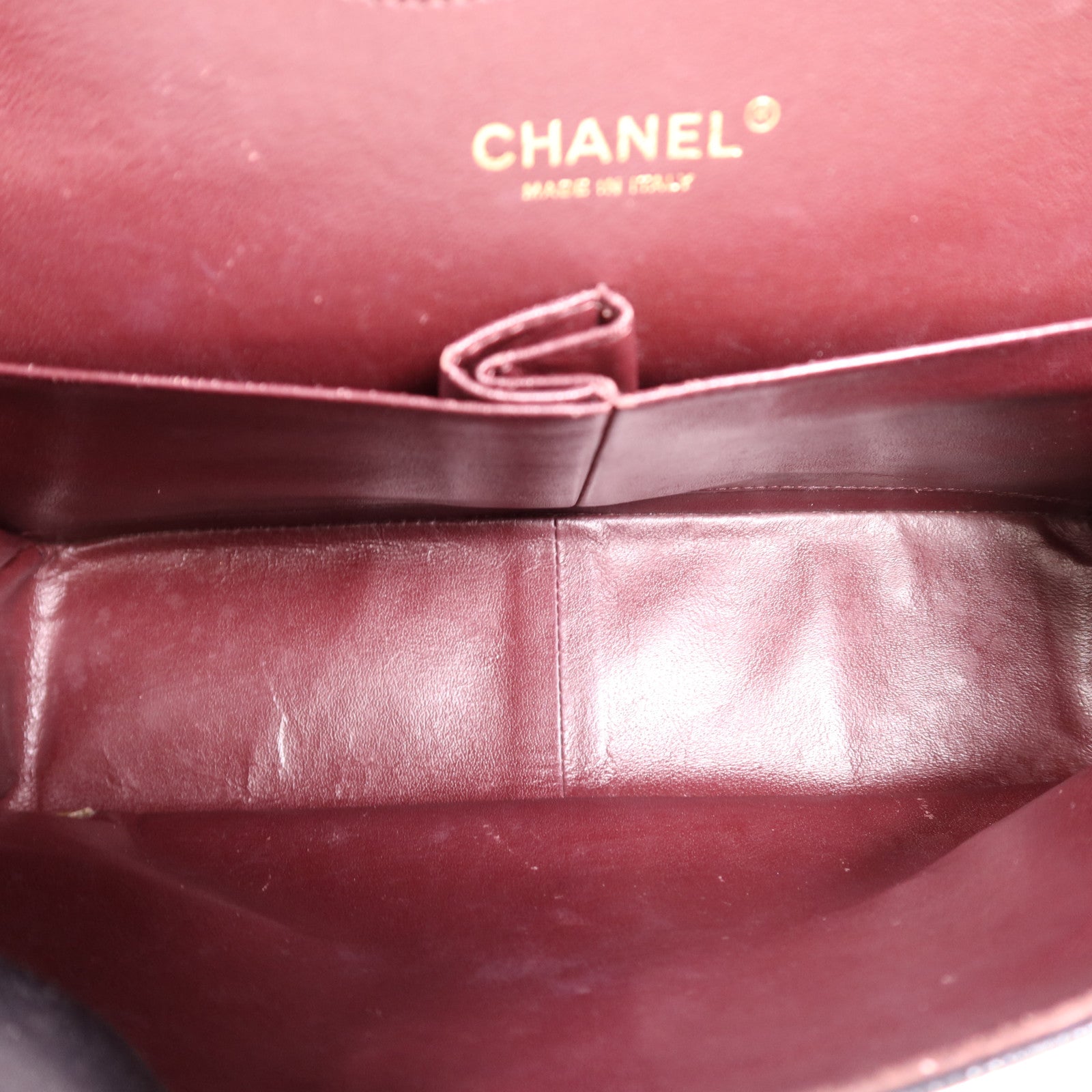 CHANEL 牛皮皮革Large Classic金扣鏈帶肩背袋